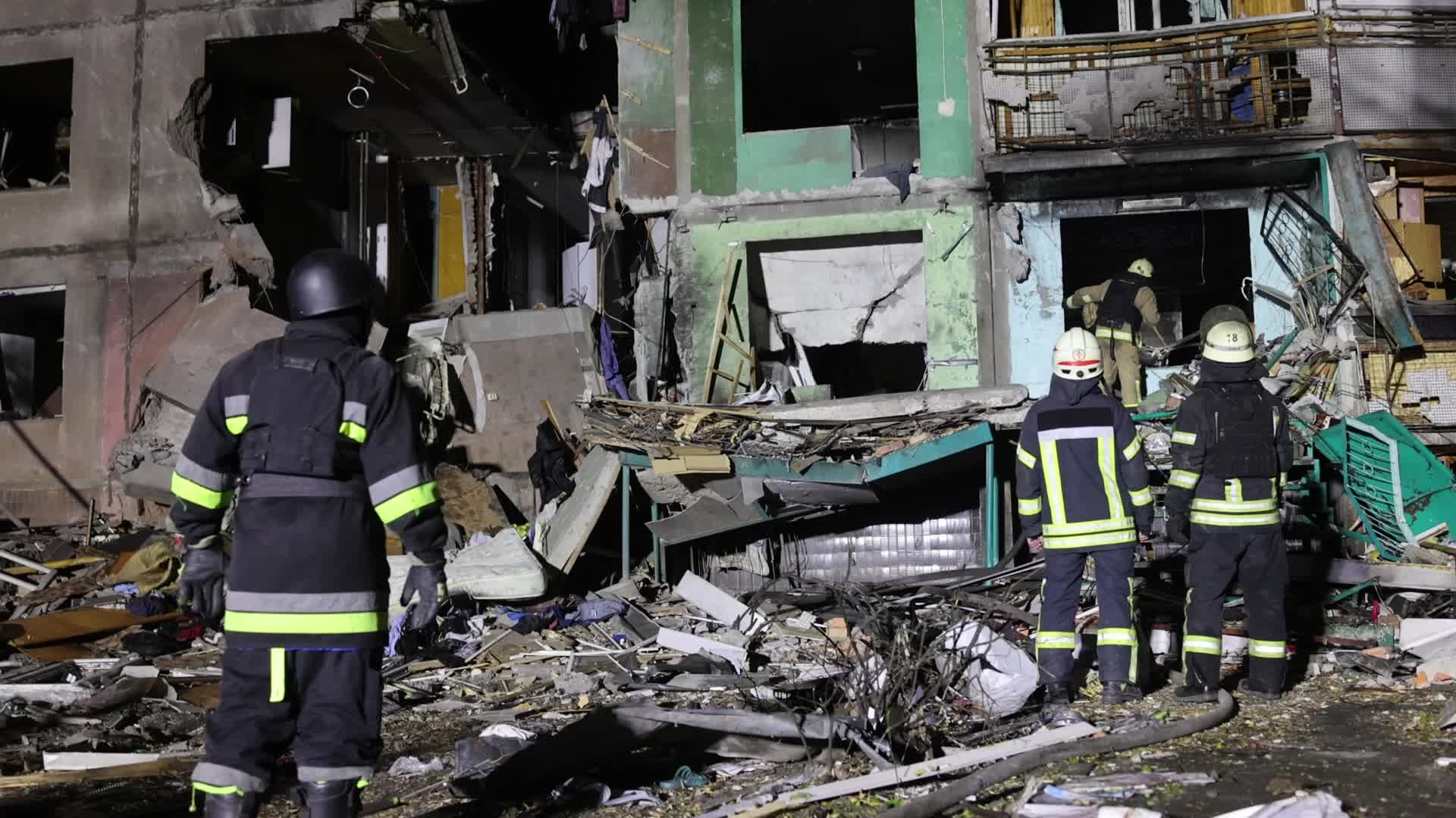 Russian airstrike in Kharkiv, Ukraine