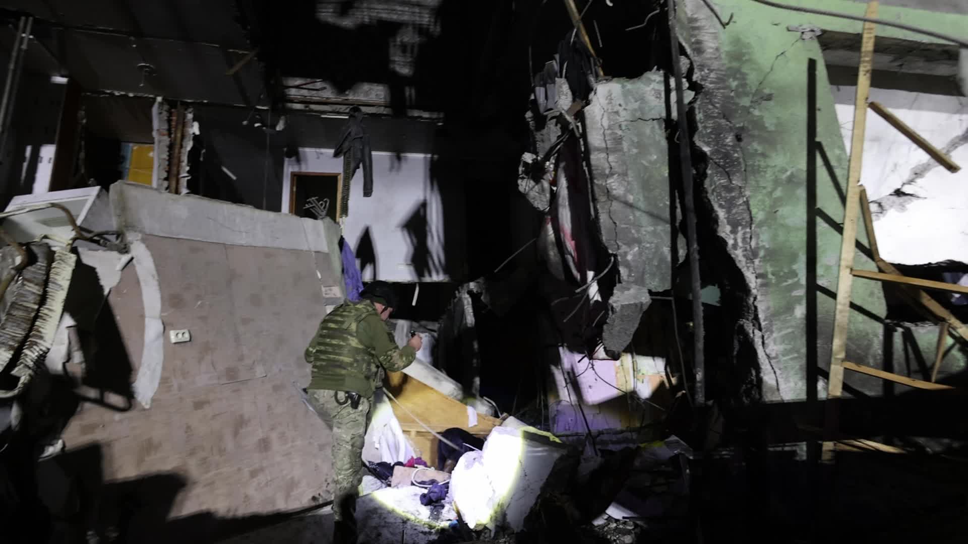 Russian airstrike in Kharkiv, Ukraine