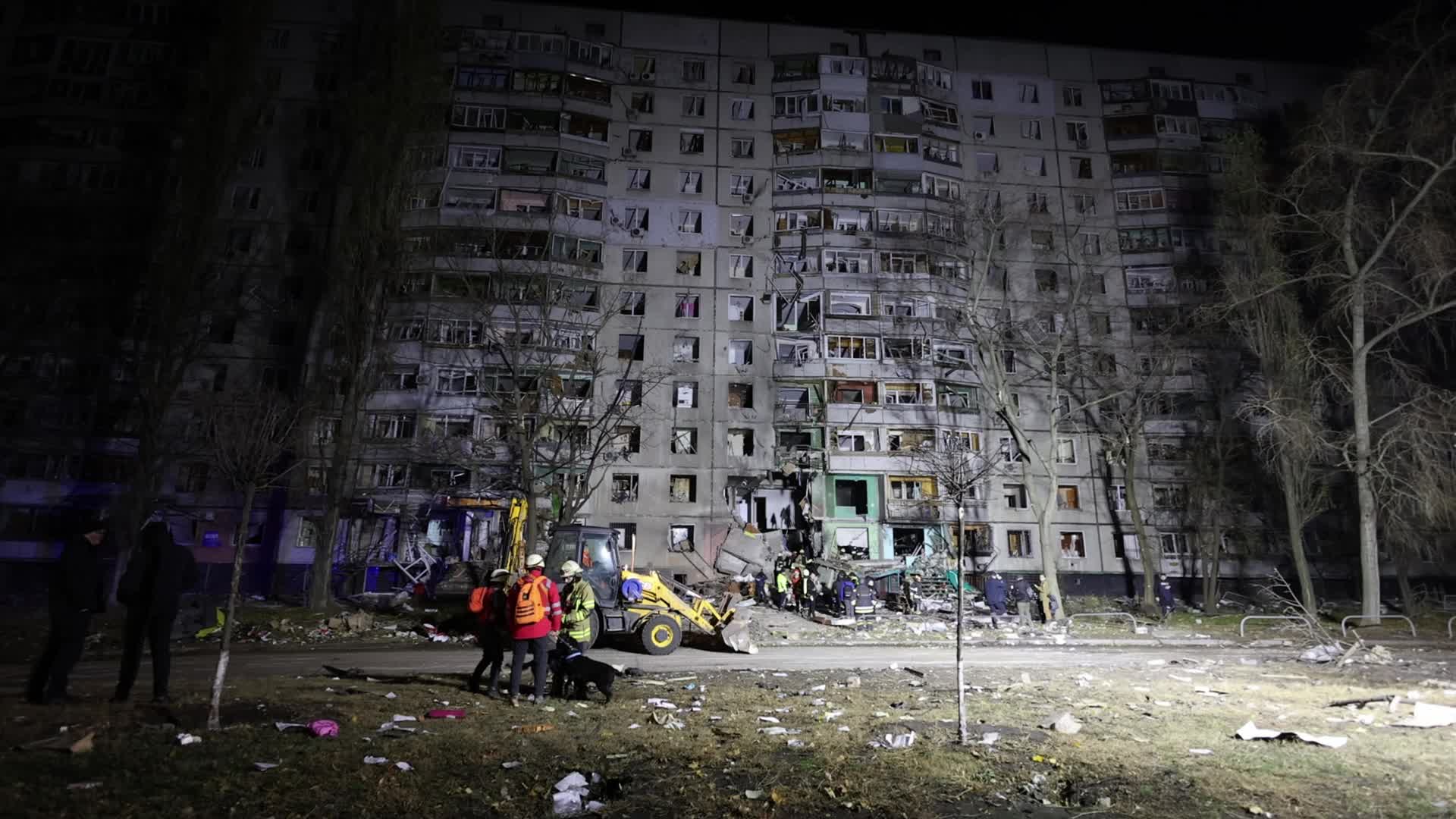 Russian airstrike in Kharkiv, Ukraine