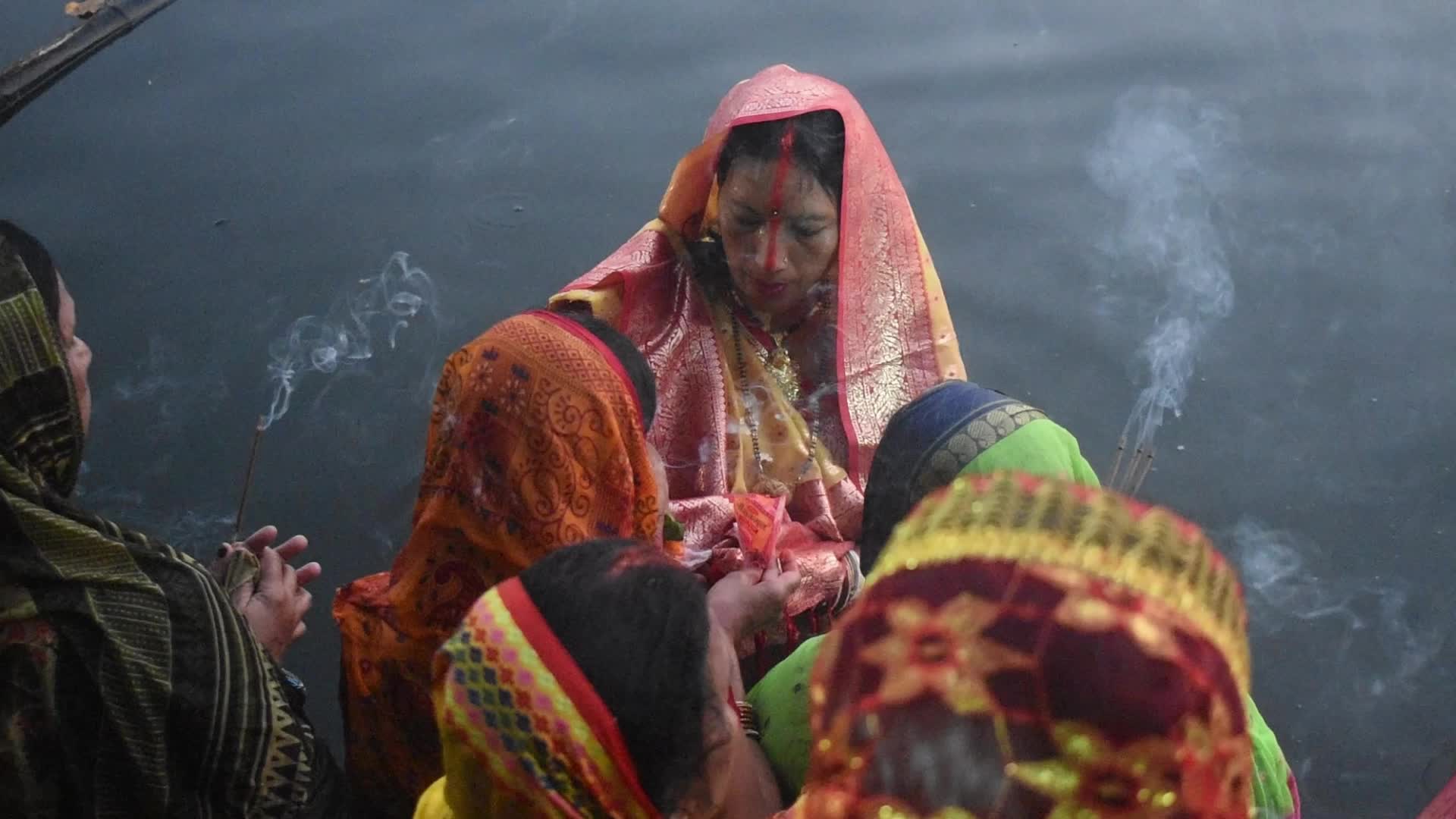 Chhath Puja In Kolkata, India