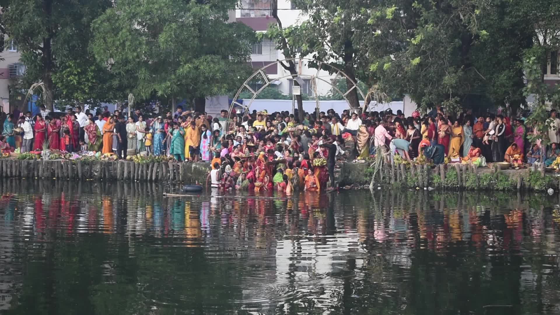 Chhath Puja In Kolkata, India