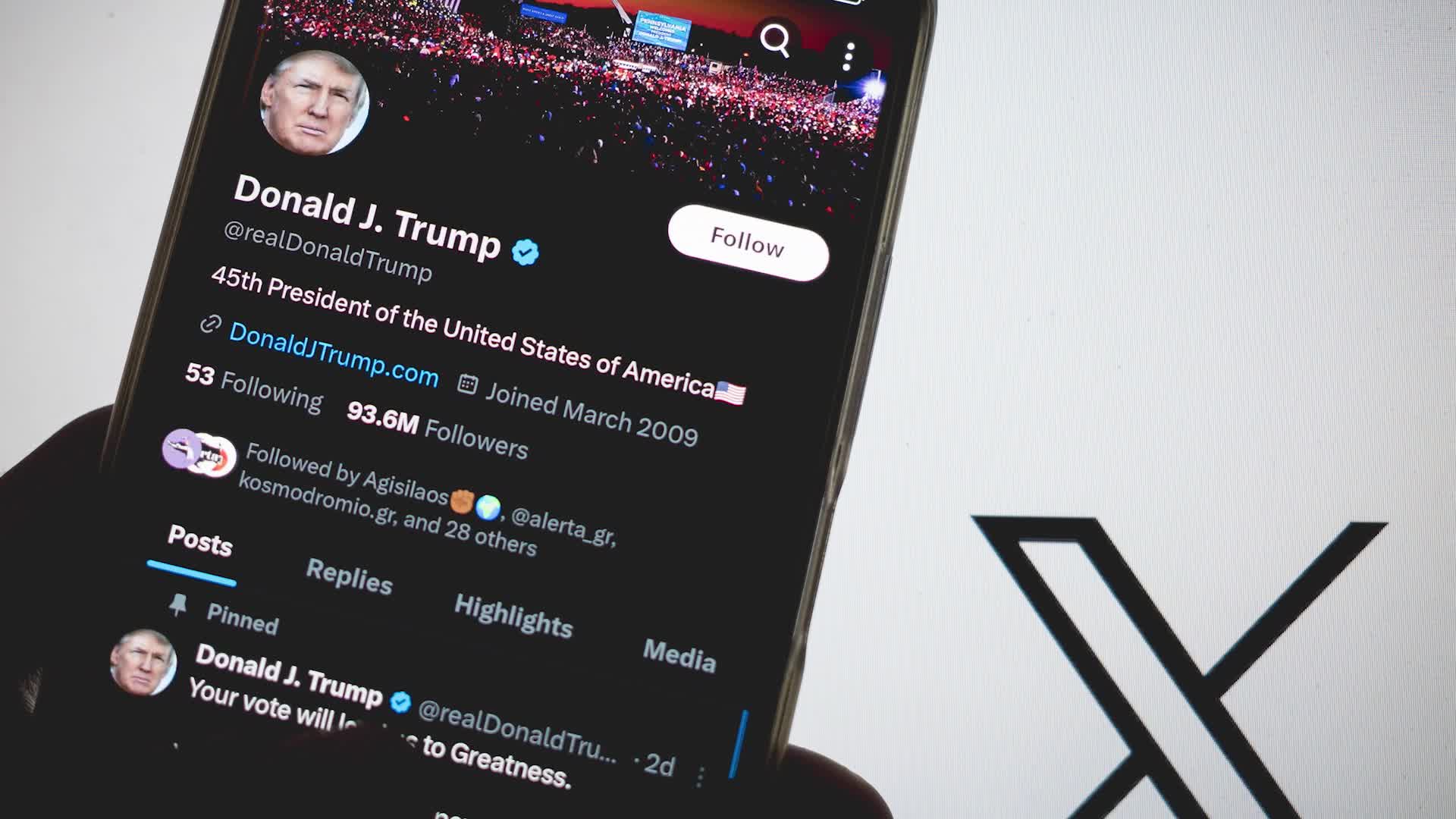 Donald J. Trump - X (Twitter)