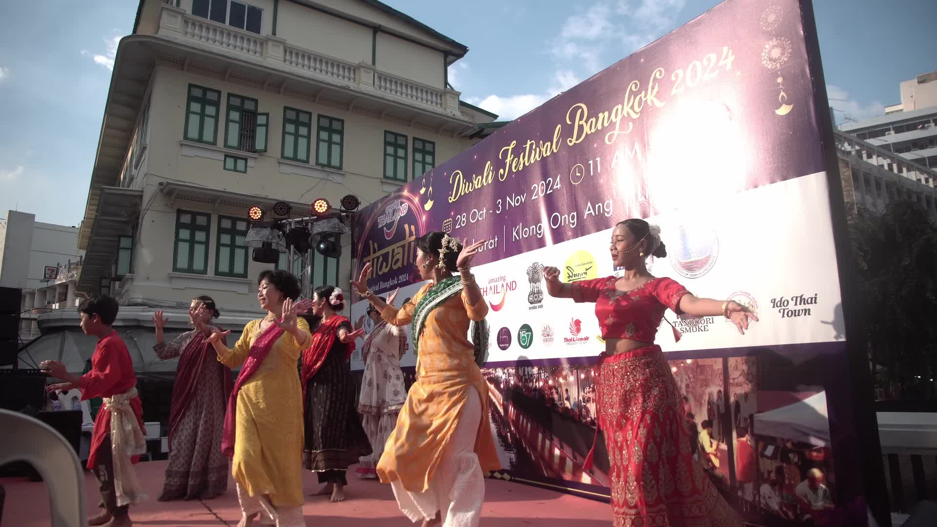 Diwali festival in thailand.