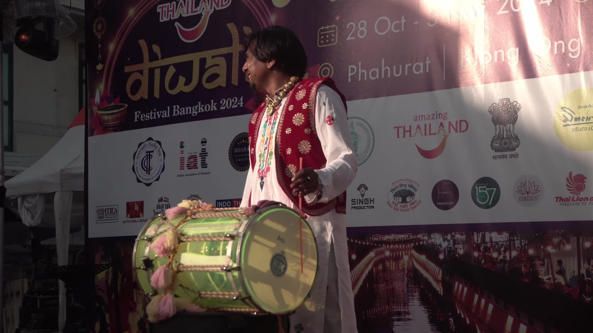 Diwali festival in thailand.