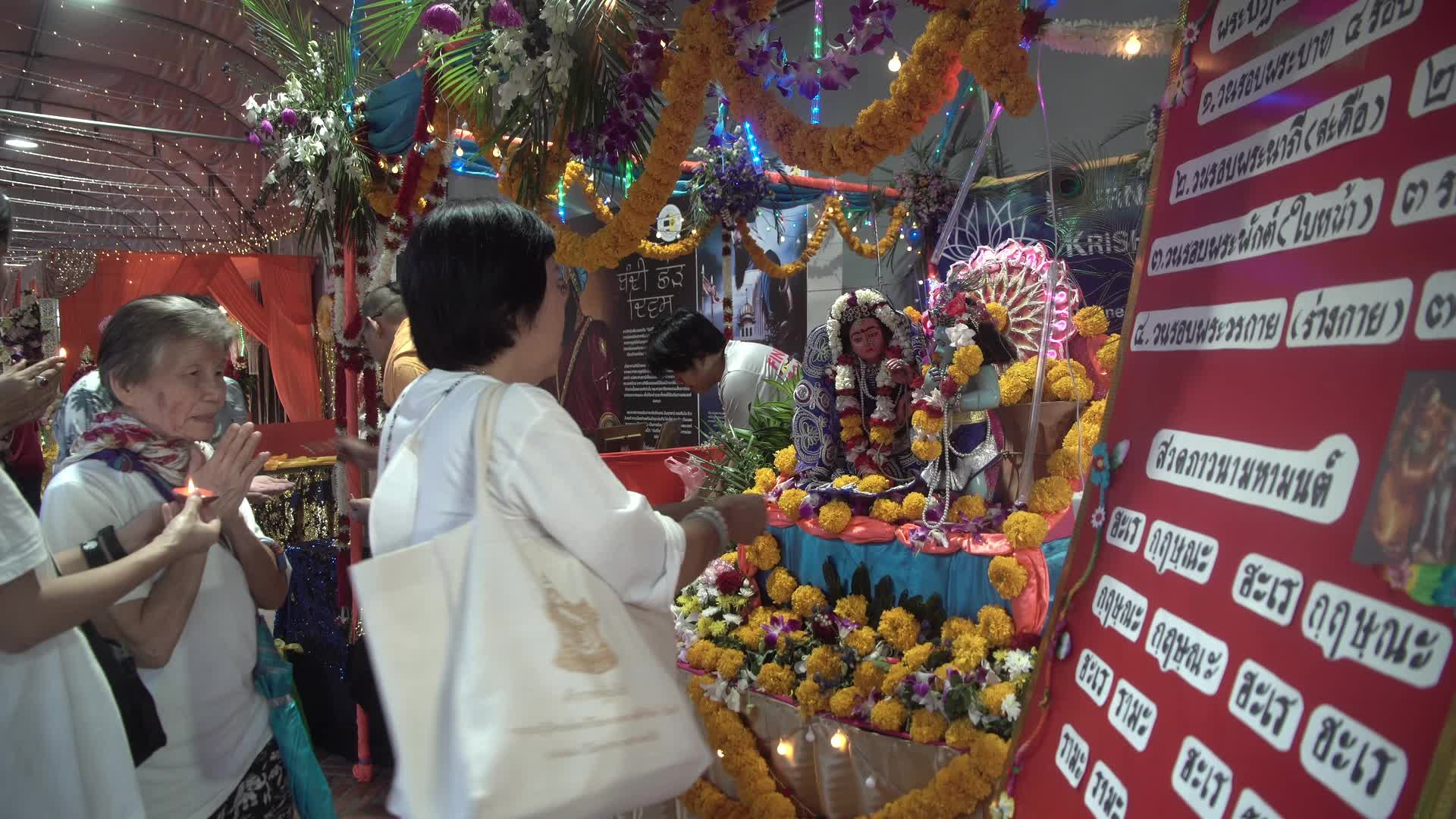 Diwali festival in thailand.
