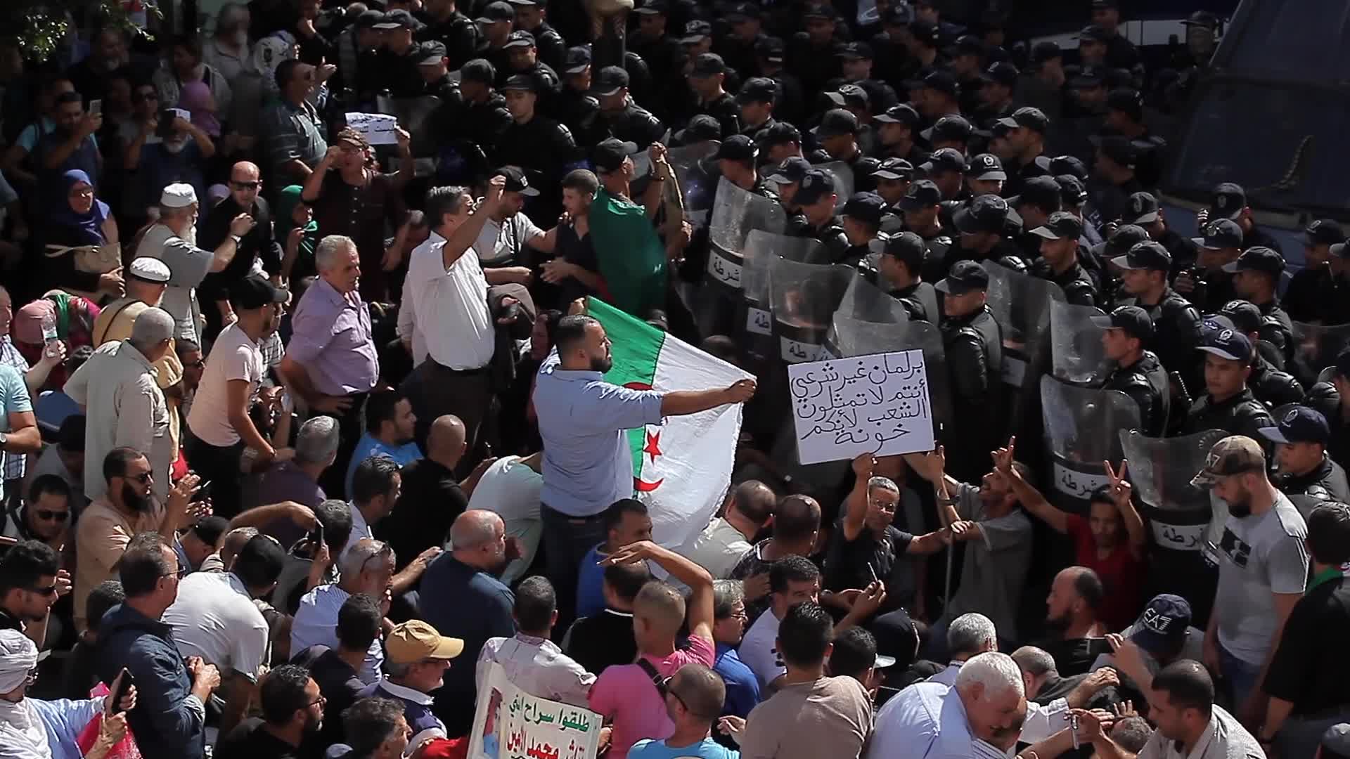 Demonstration against the draft law on hydrocarbons