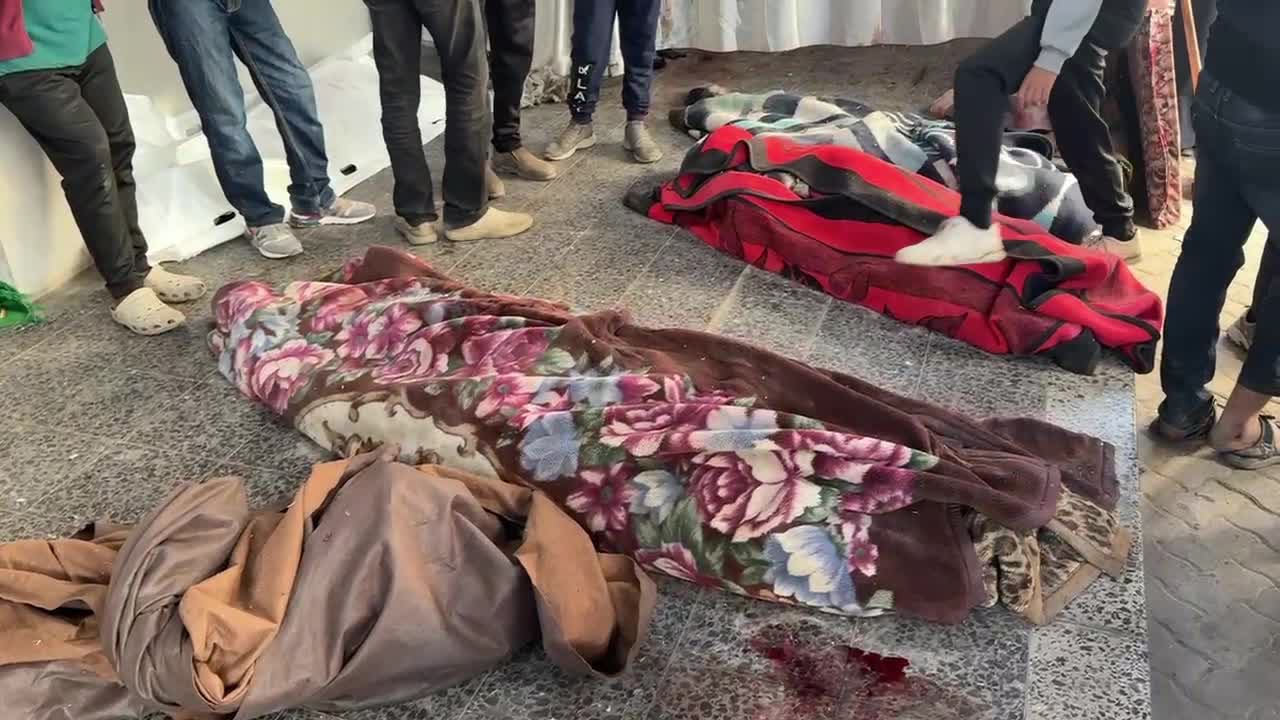 Aftermath of Israeli Airstrike in Gaza, Palestine