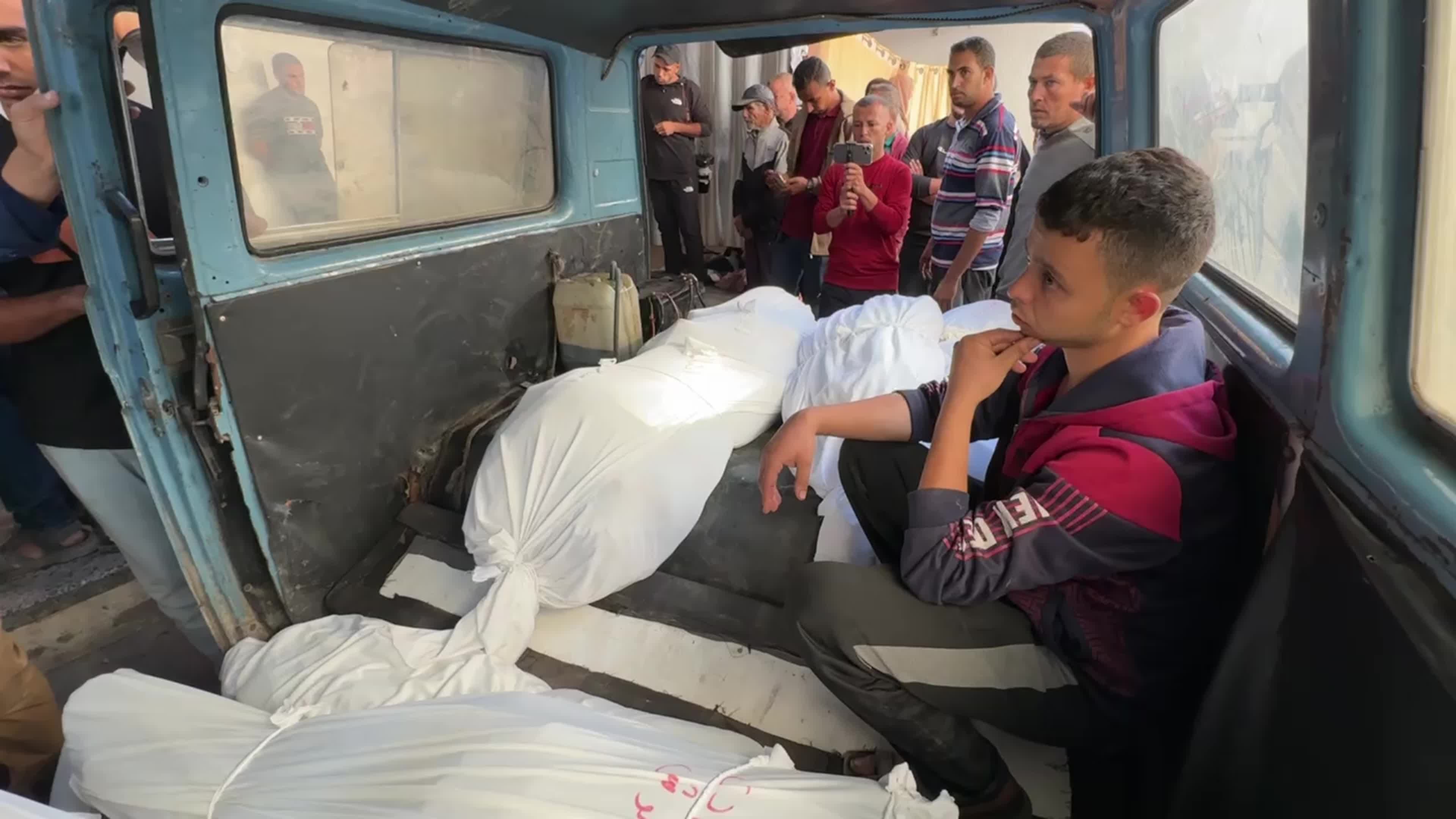 Aftermath of Israeli Airstrike in Gaza, Palestine