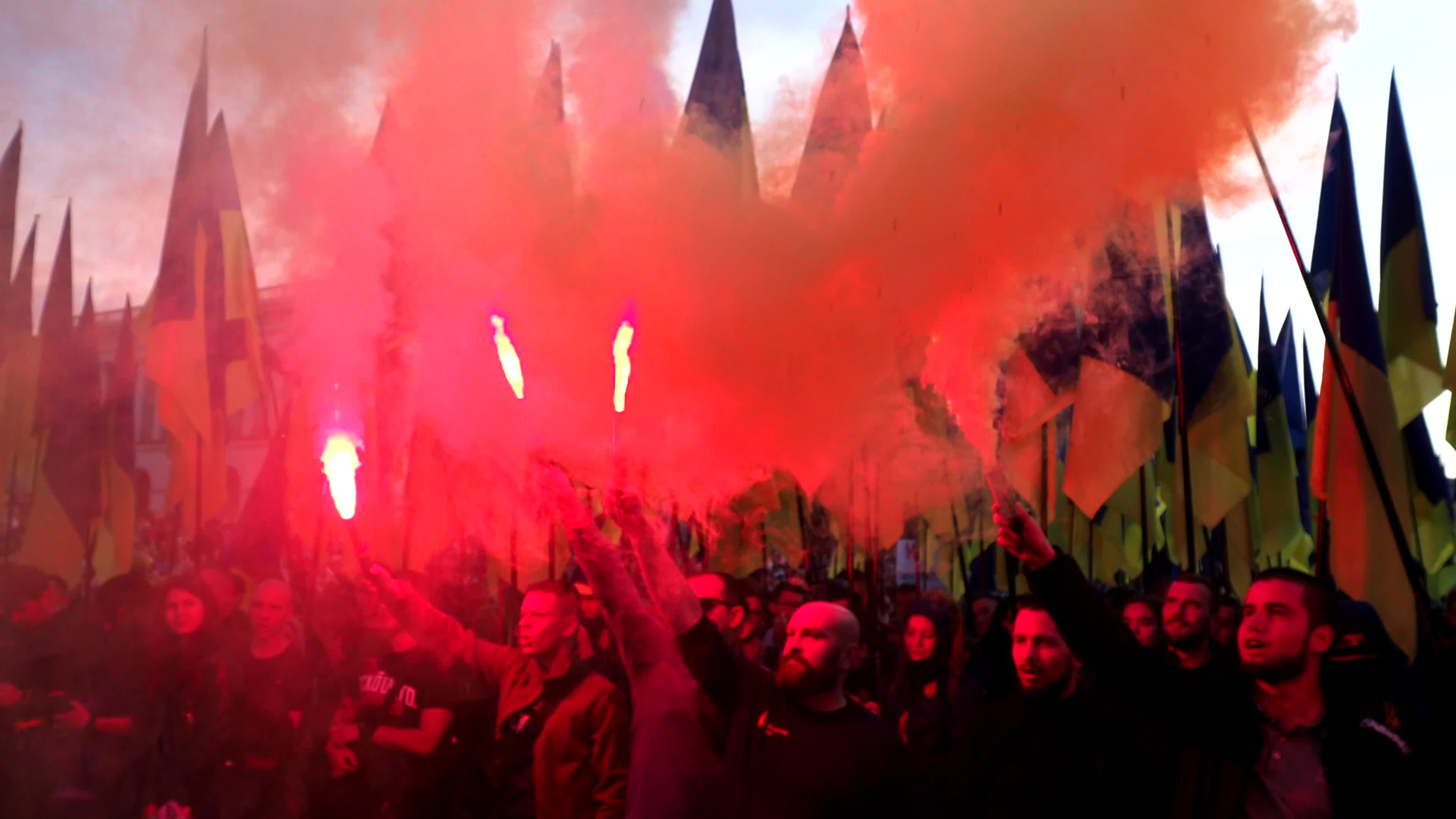 "No Surrender" March In Kiev