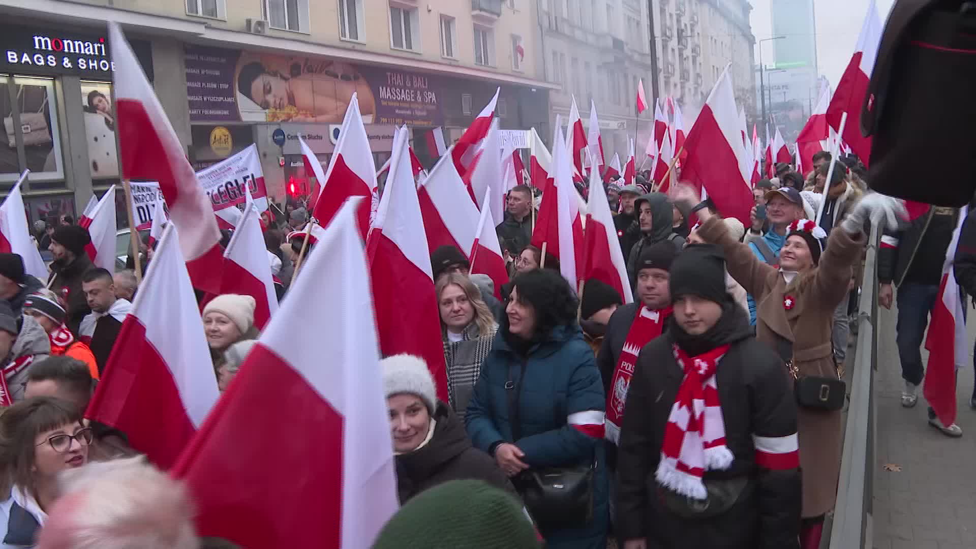 Nationalists march In Poland