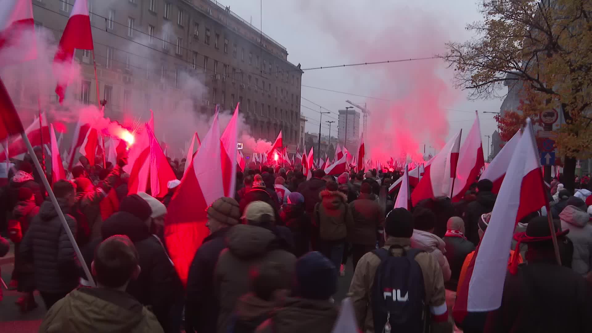 Nationalists march In Poland