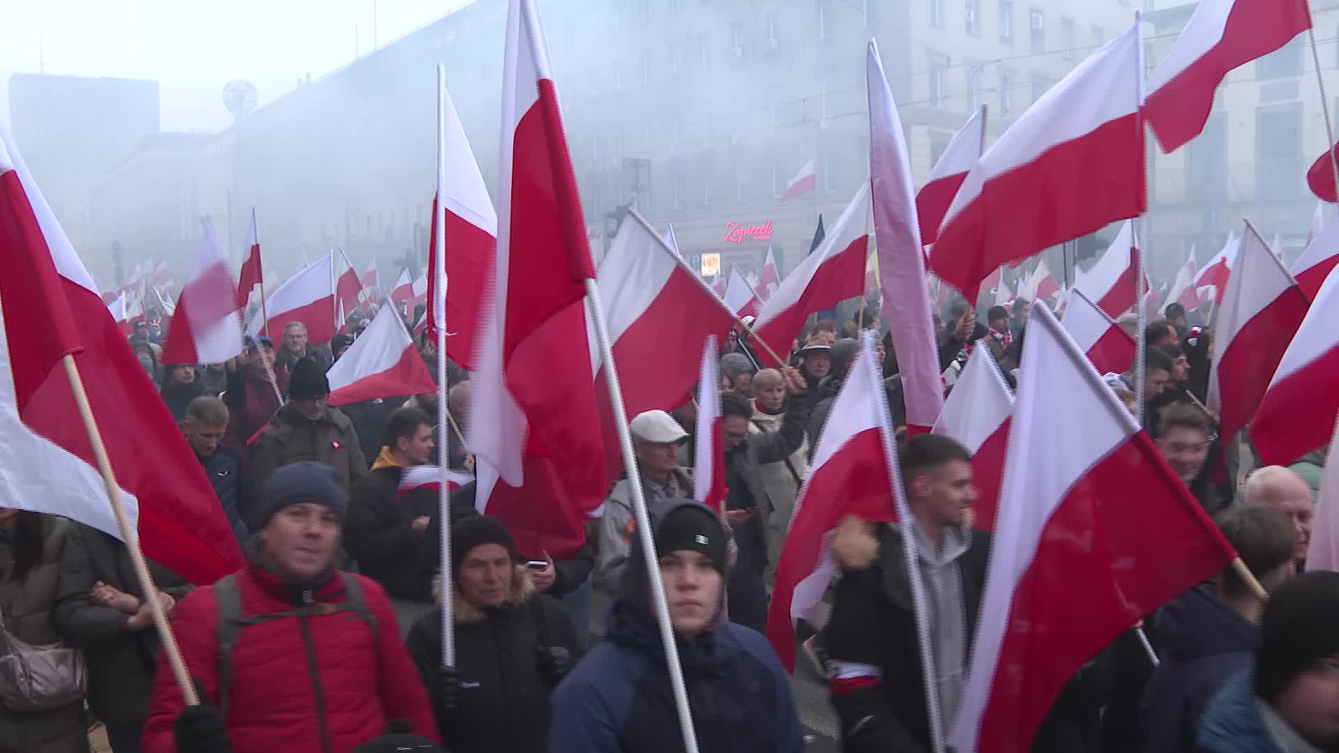 Nationalists march In Poland