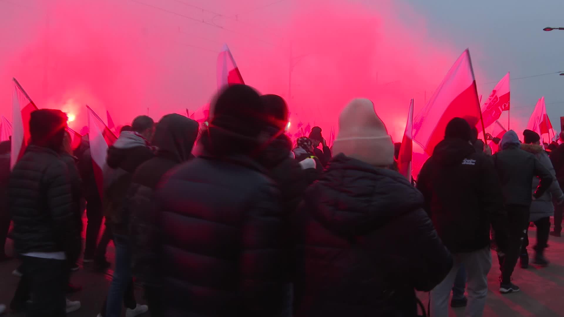 Nationalists march In Poland