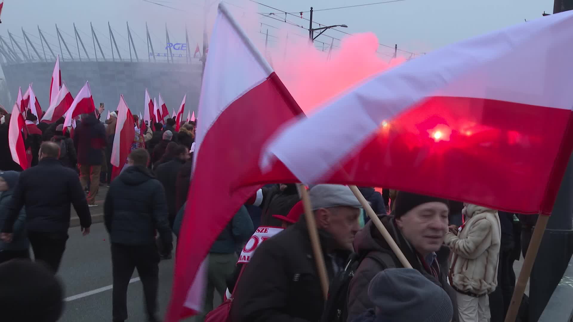 Nationalists march In Poland