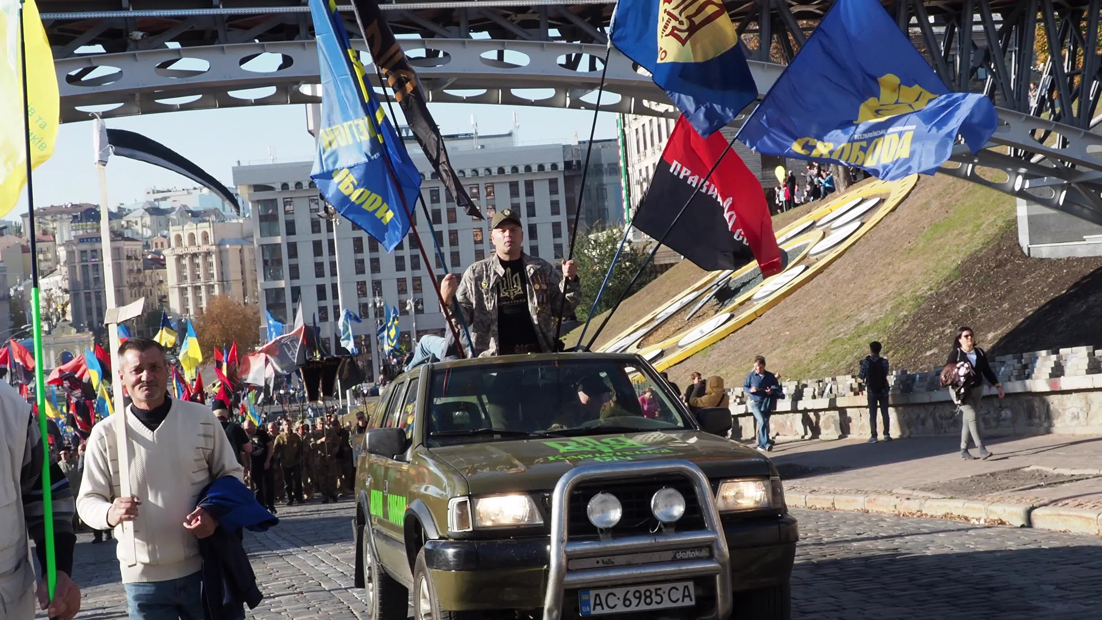 "No Surrender" March In Kiev