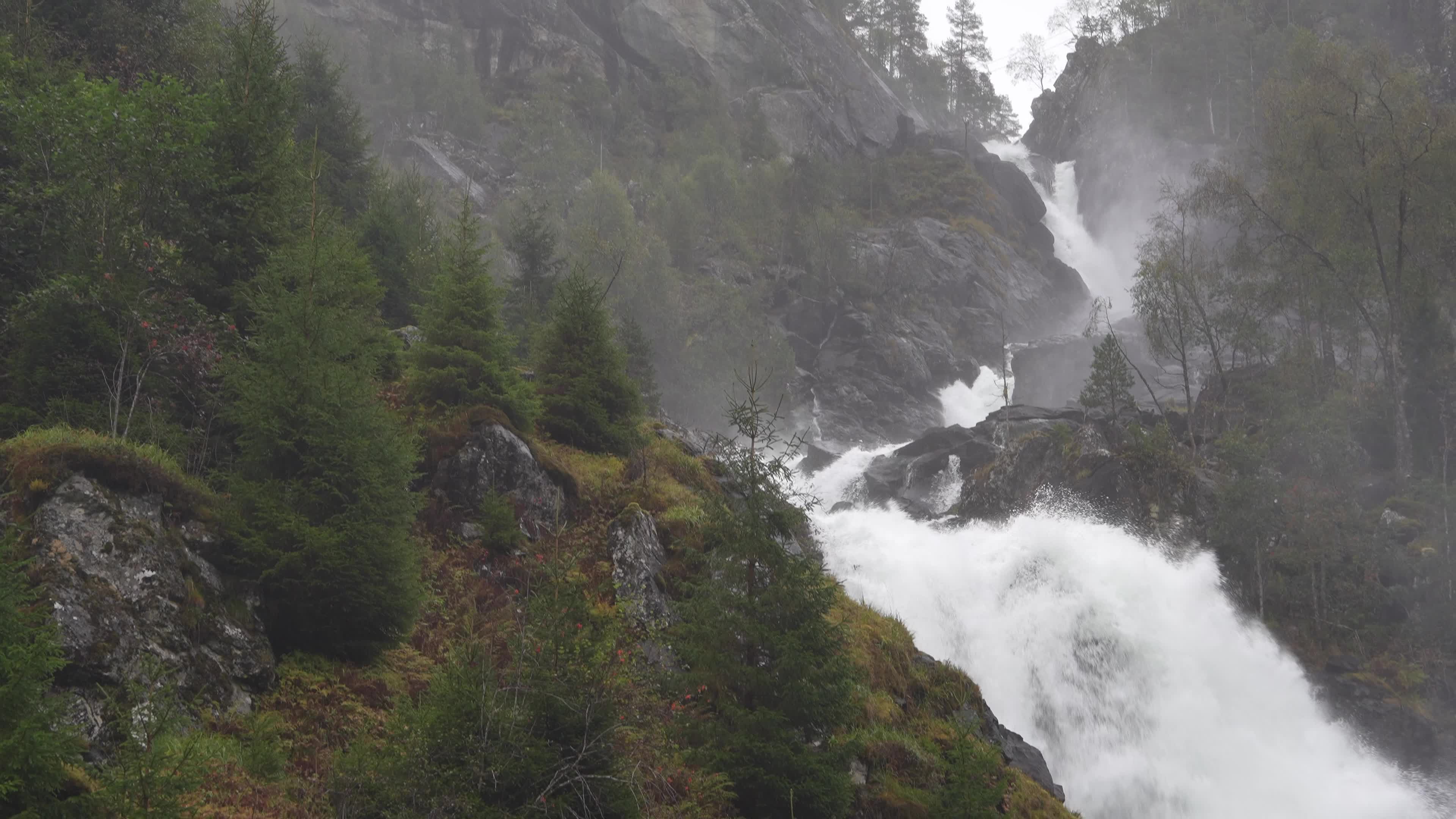 Latefossen Waterfall, Norway