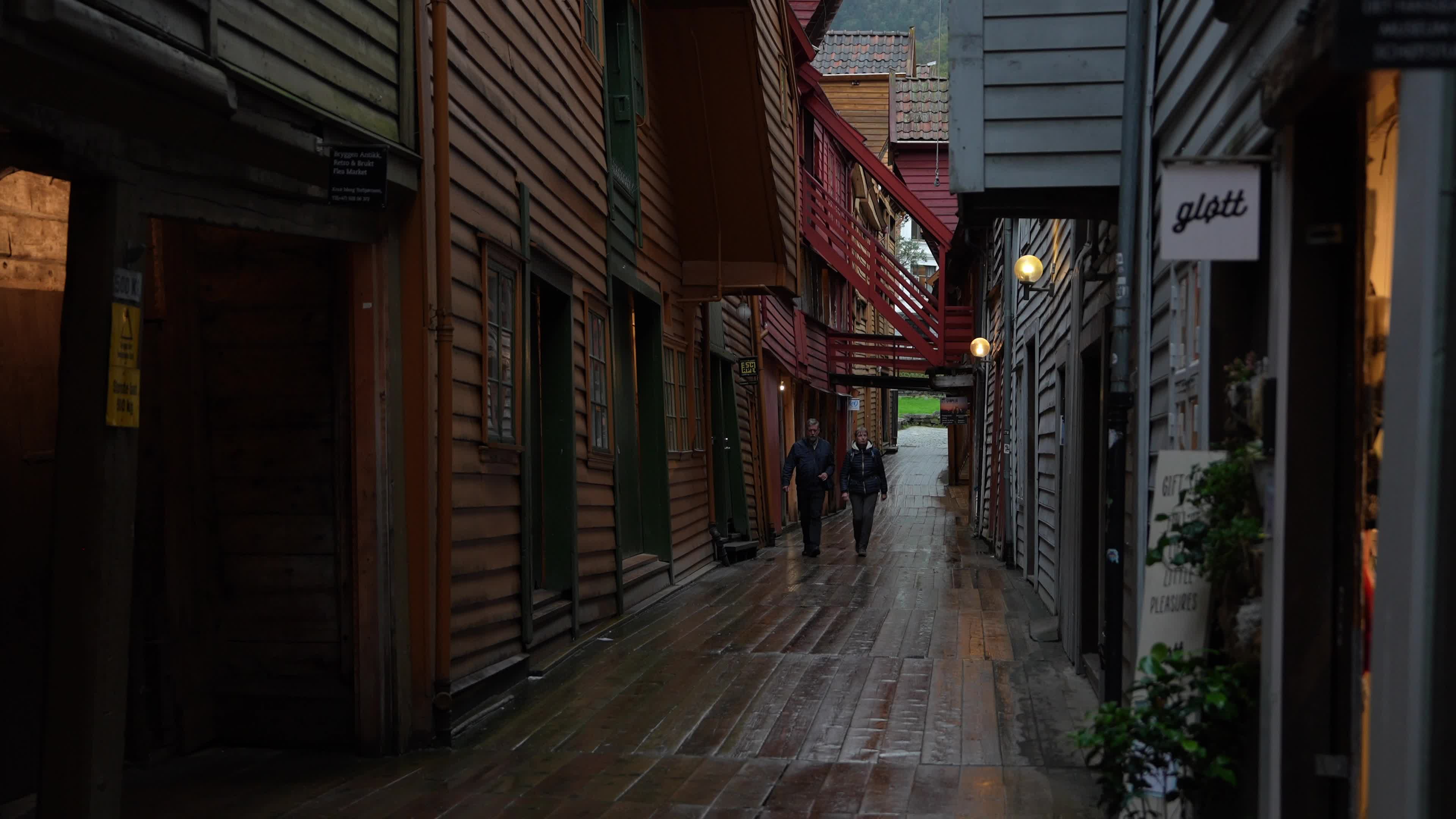 Bryggen, the historic Hanseatic Wharf in Bergen