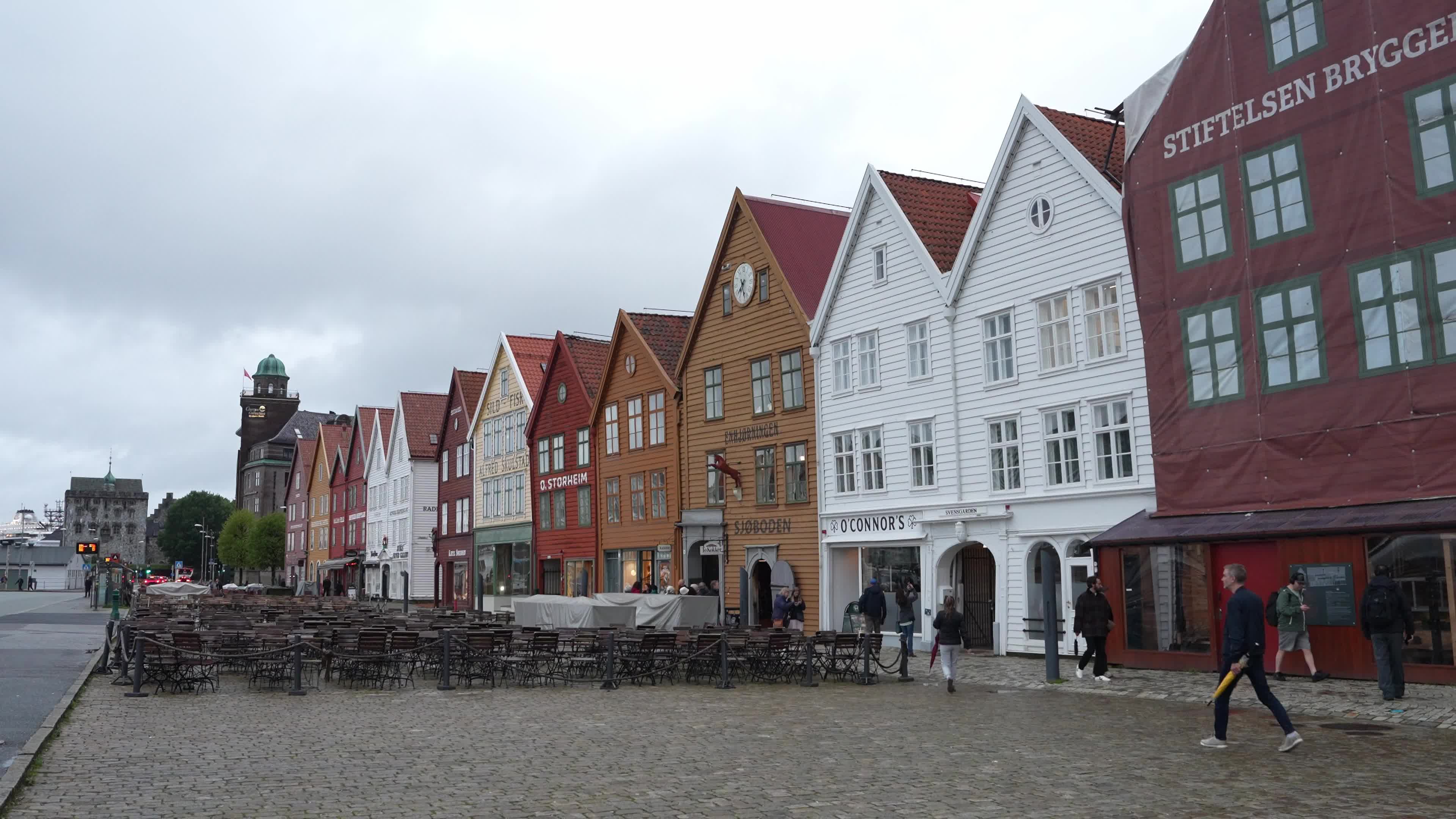 Bryggen, the historic Hanseatic Wharf in Bergen