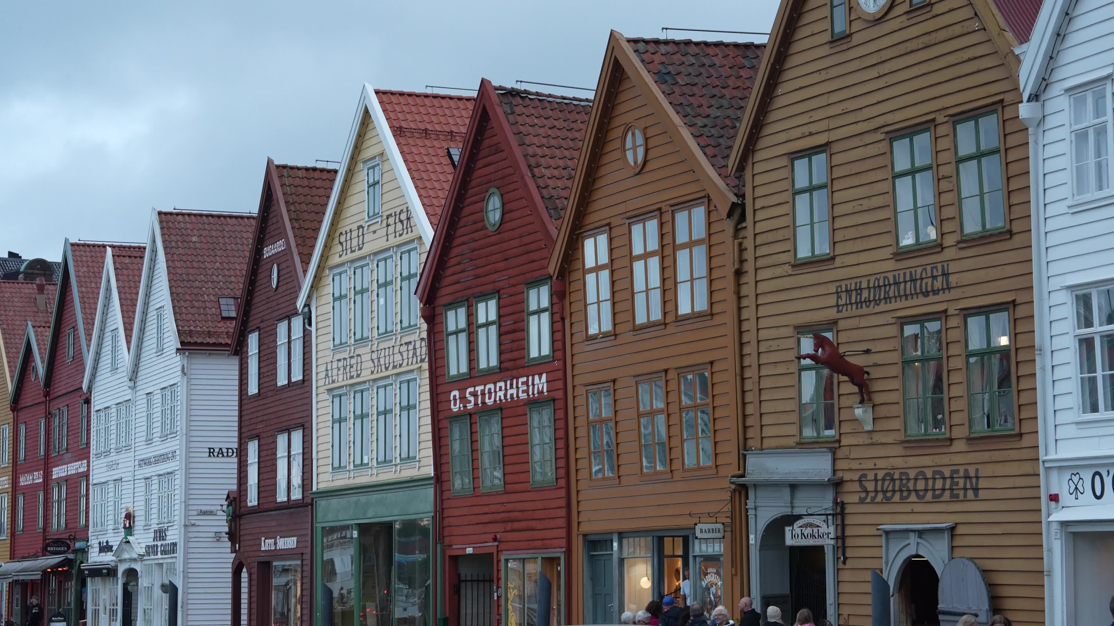 Bryggen, the historic Hanseatic Wharf in Bergen
