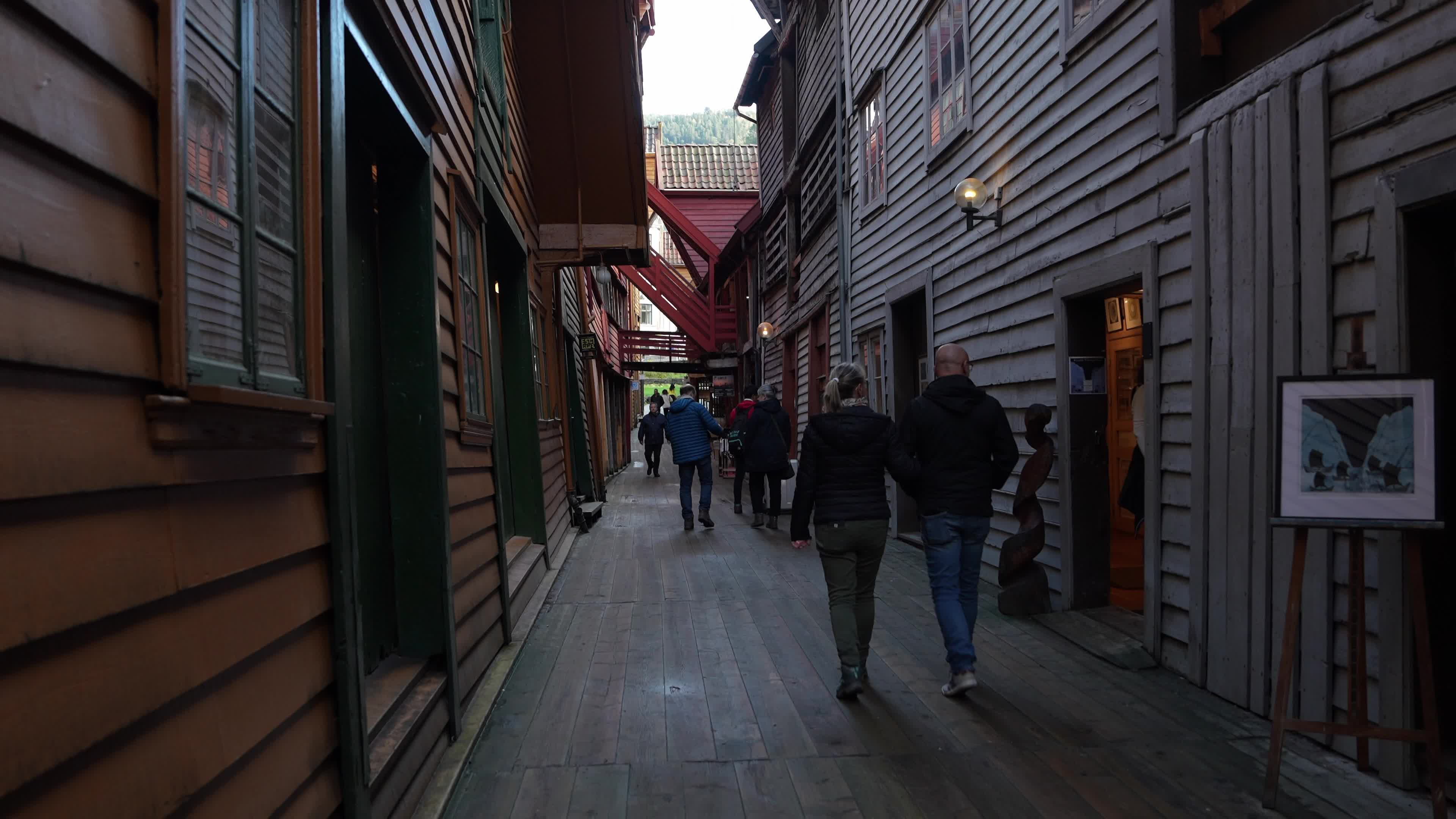 Bryggen, the historic Hanseatic Wharf in Bergen