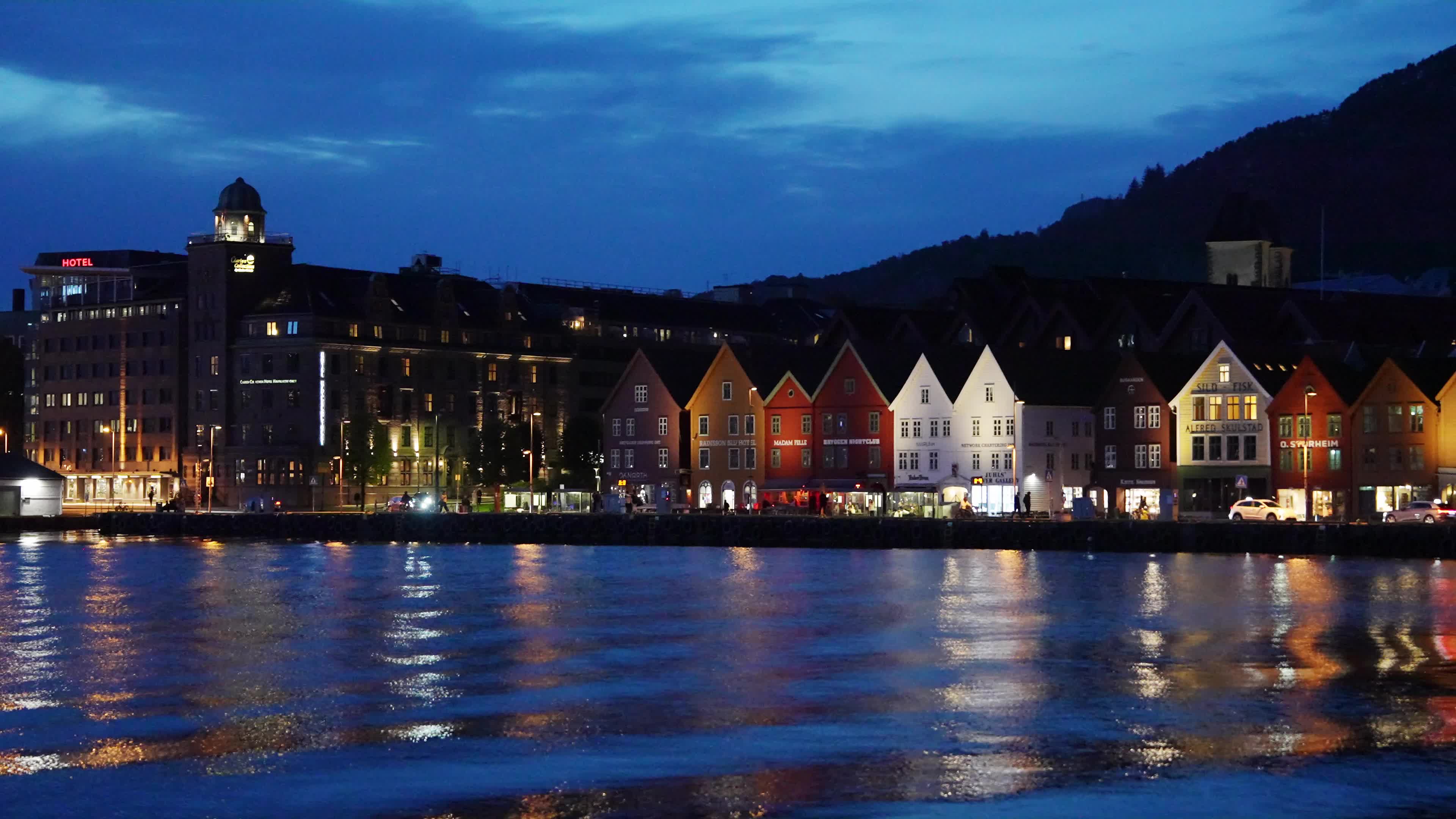 Bryggen, the historic Hanseatic Wharf in Bergen