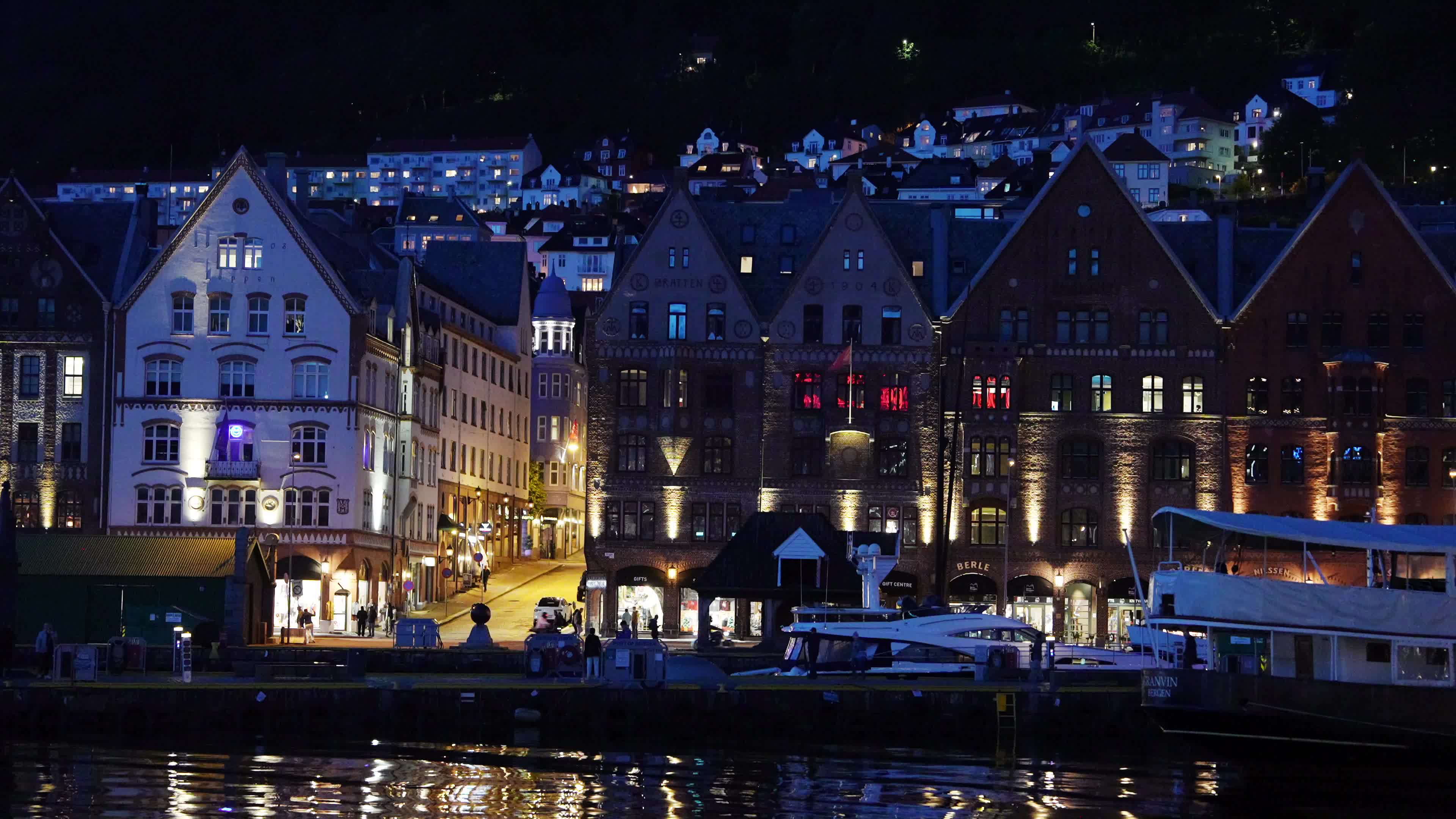 Bryggen, the historic Hanseatic Wharf in Bergen