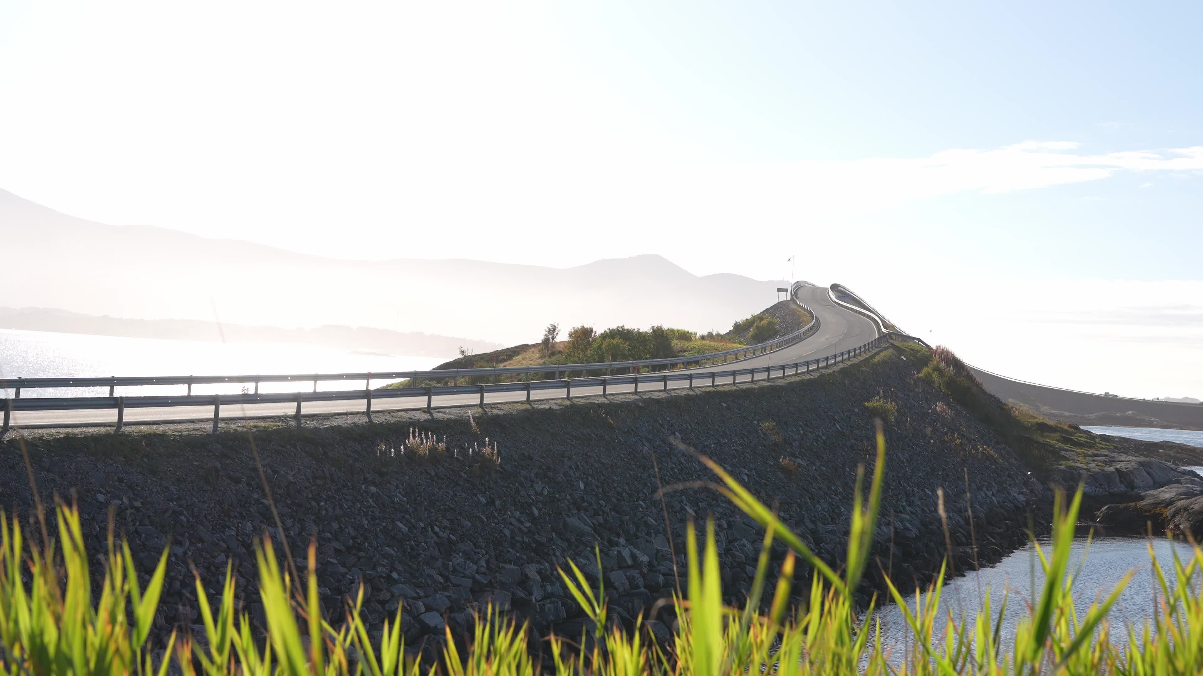 Atlantic Ocean Road In Norway