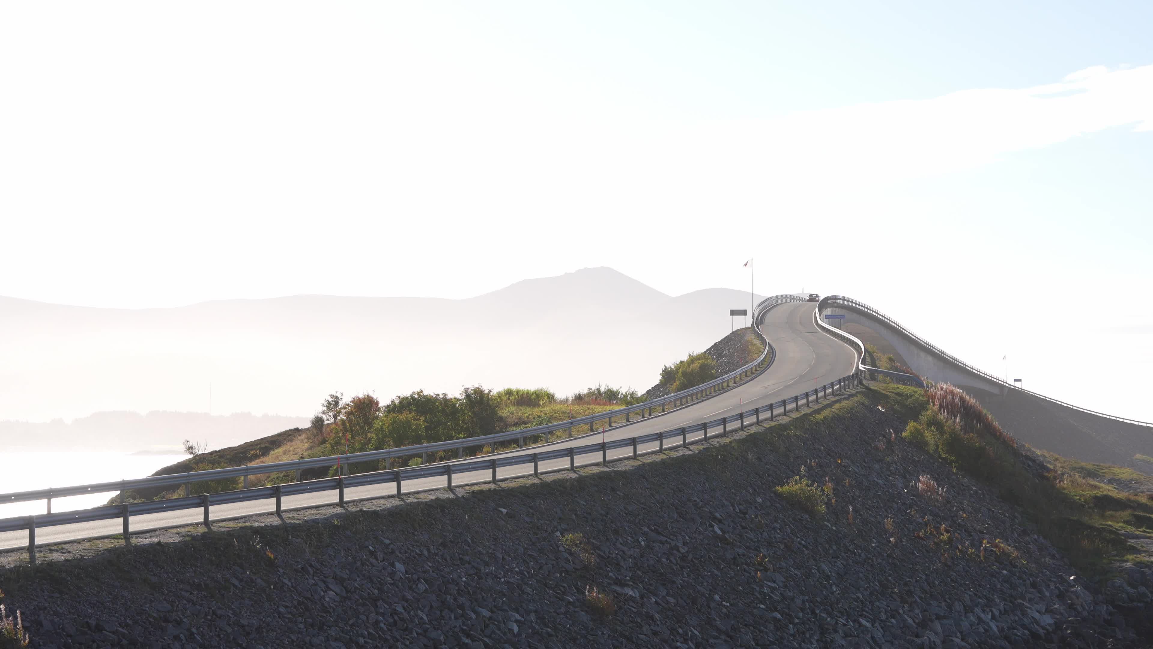 Atlantic Ocean Road In Norway
