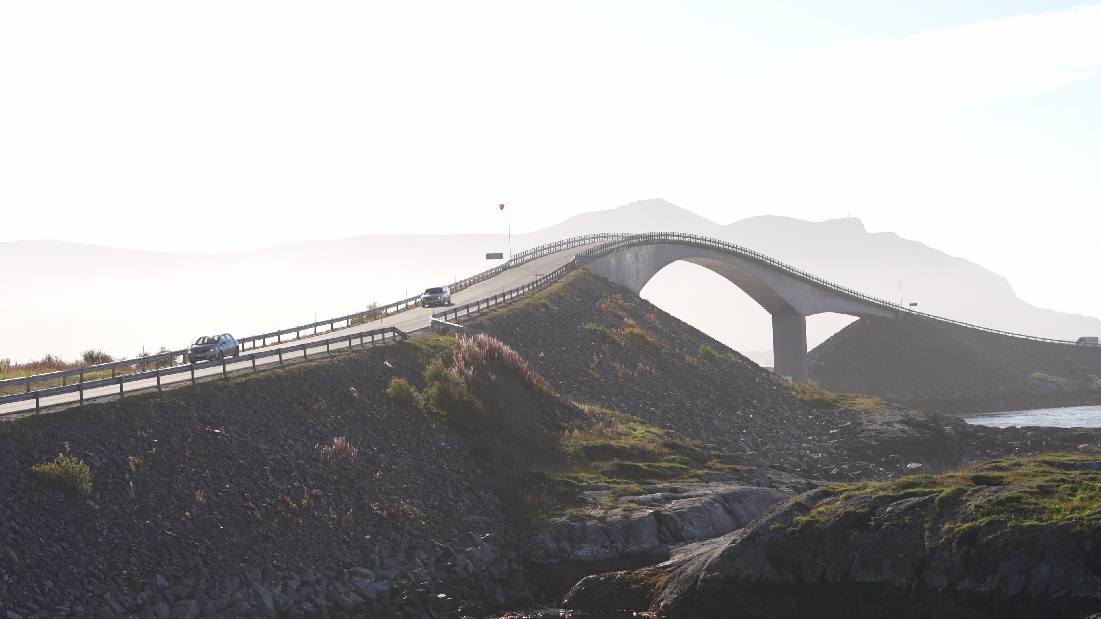 Atlantic Ocean Road In Norway