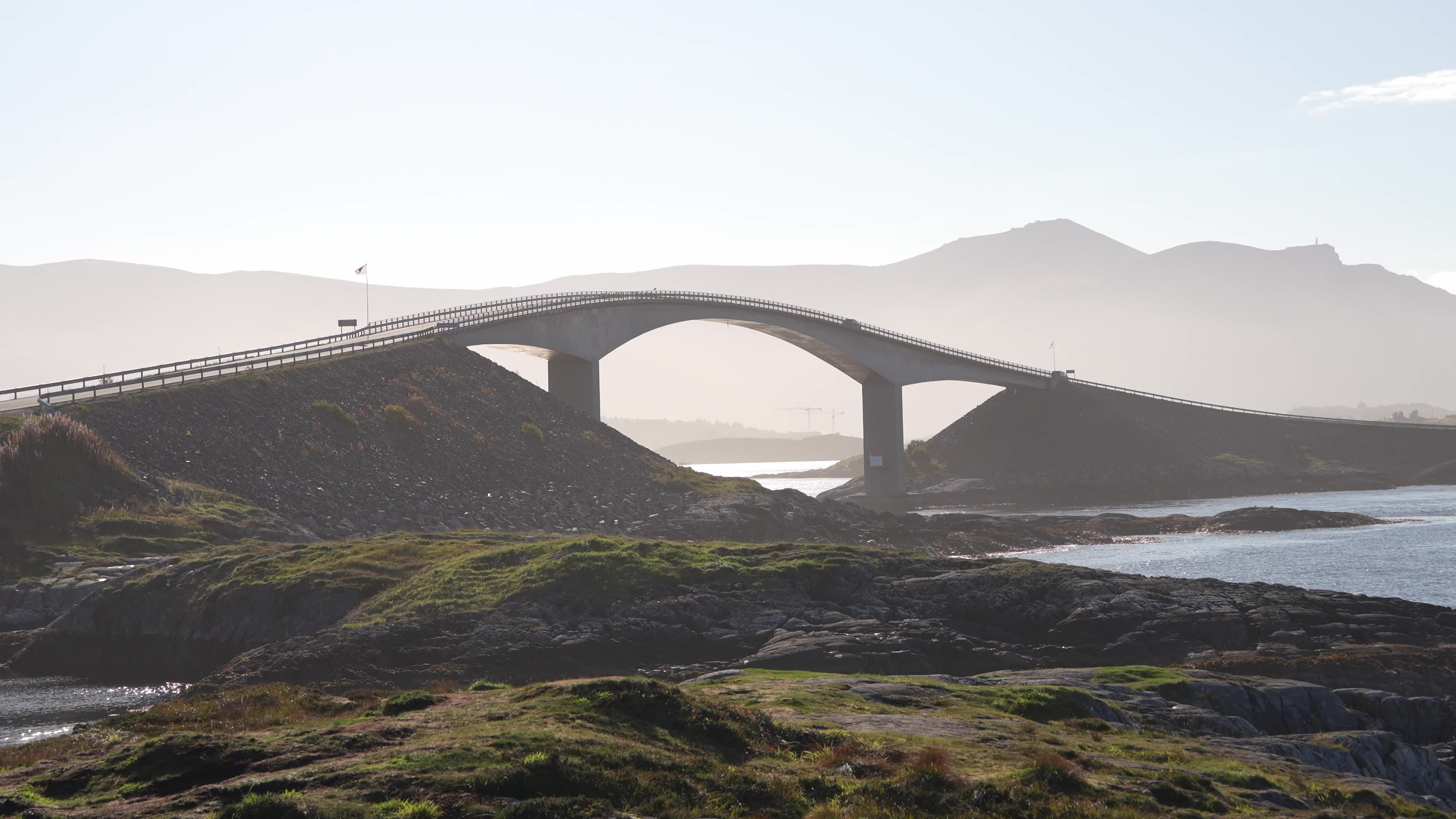 Atlantic Ocean Road In Norway