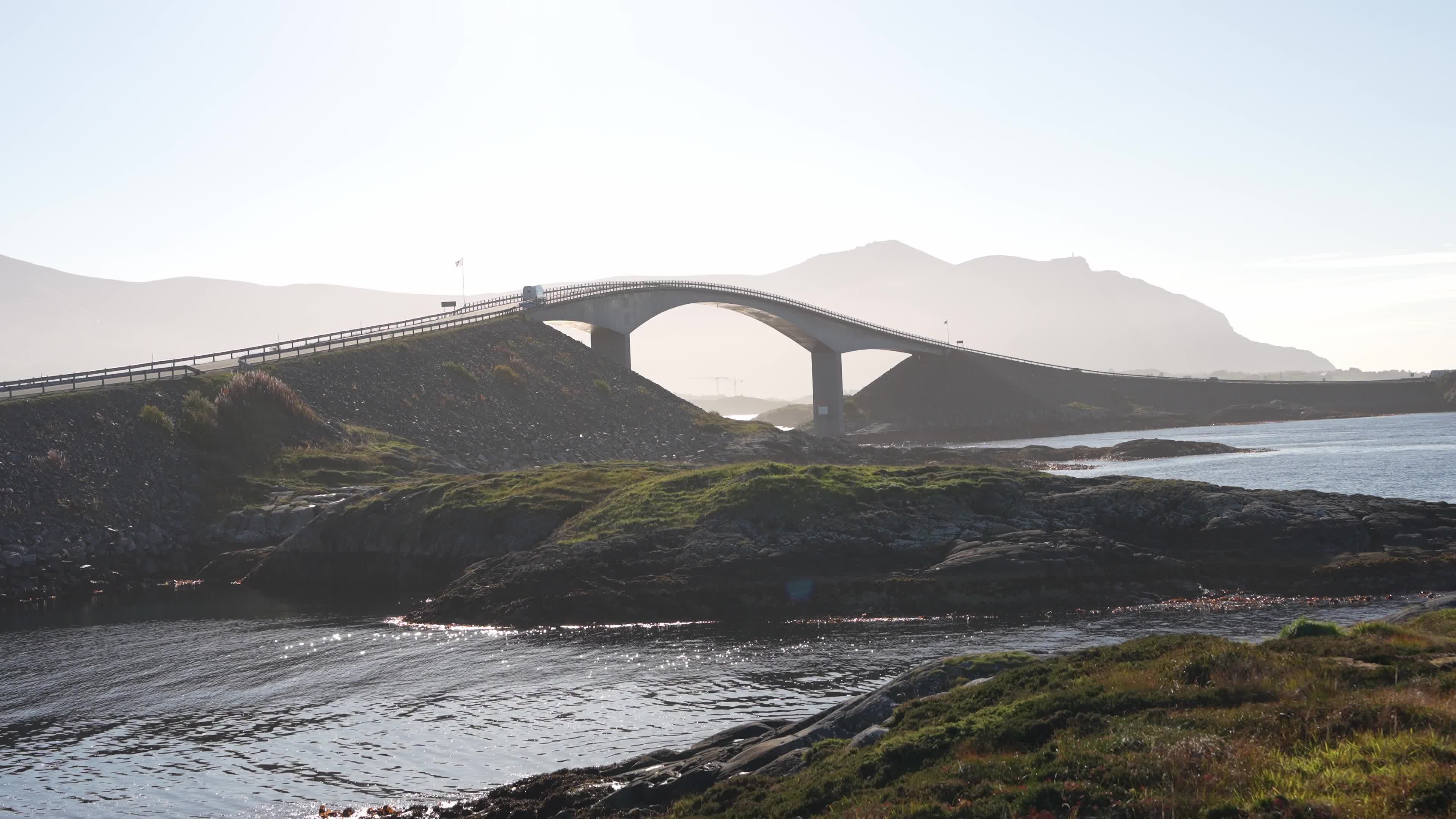 Atlantic Ocean Road In Norway