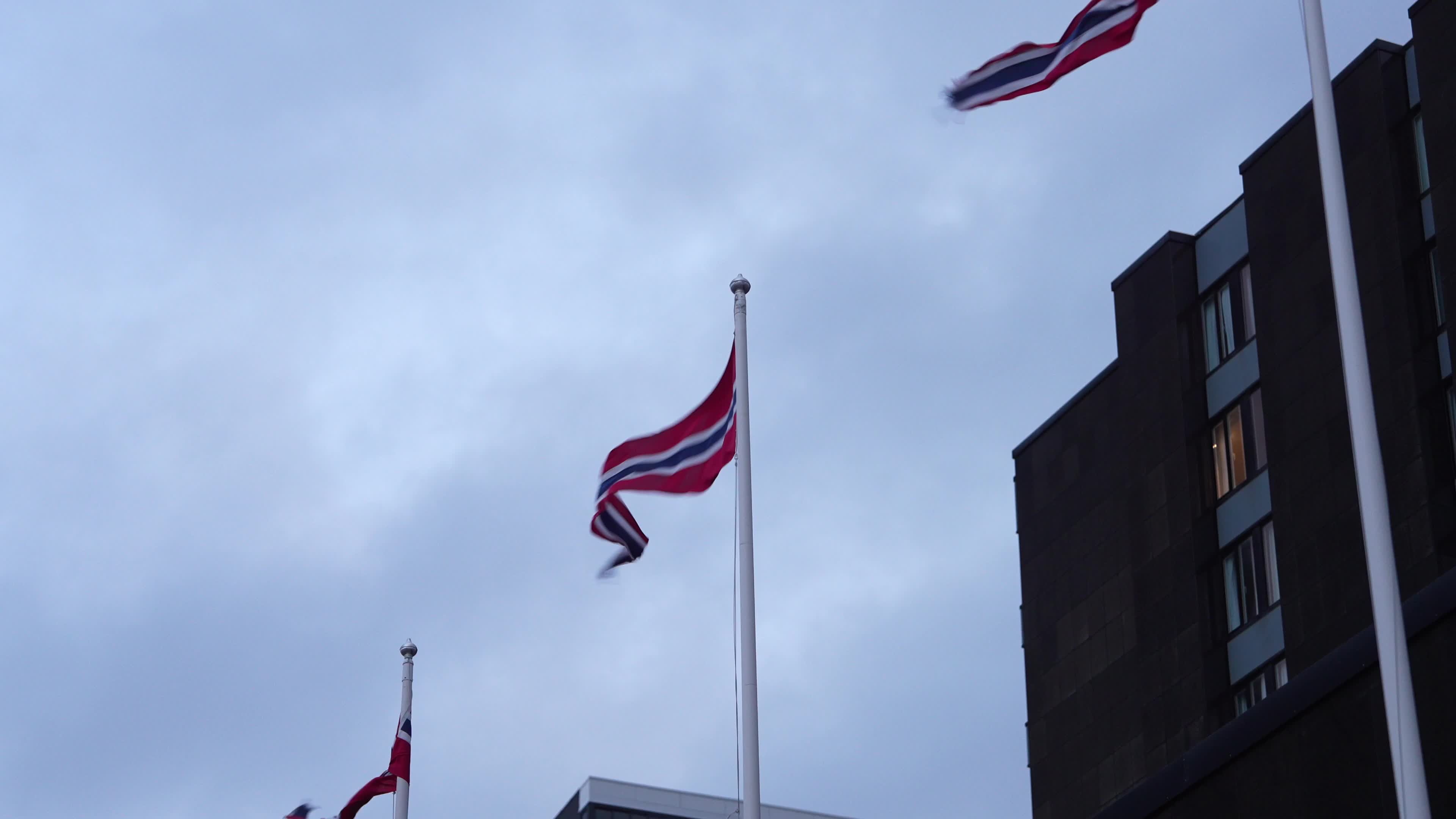 Windy Day In Bodø, Norway, Located North of the Arctic Circle