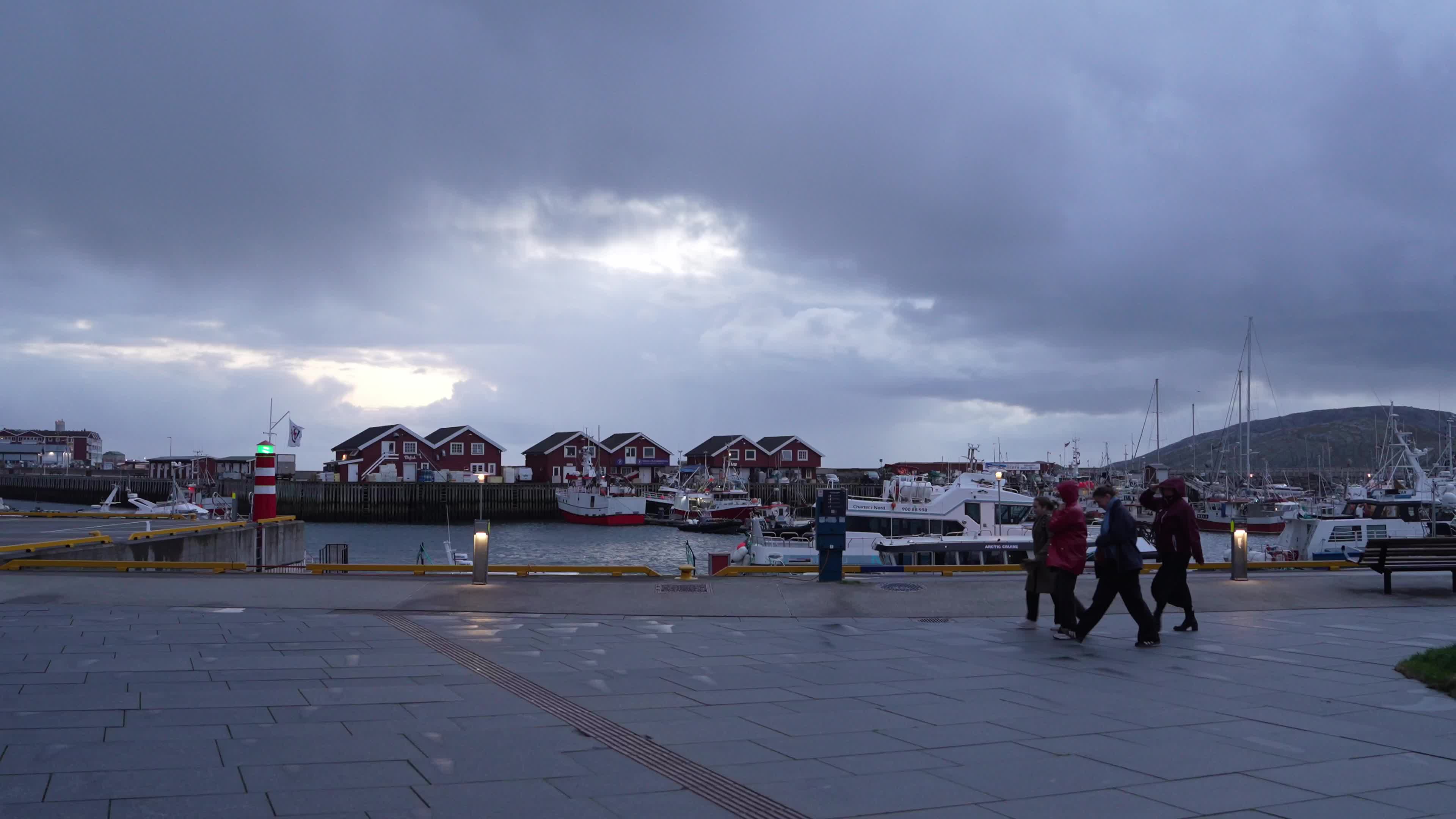 Windy Day In Bodø, Norway, Located North of the Arctic Circle