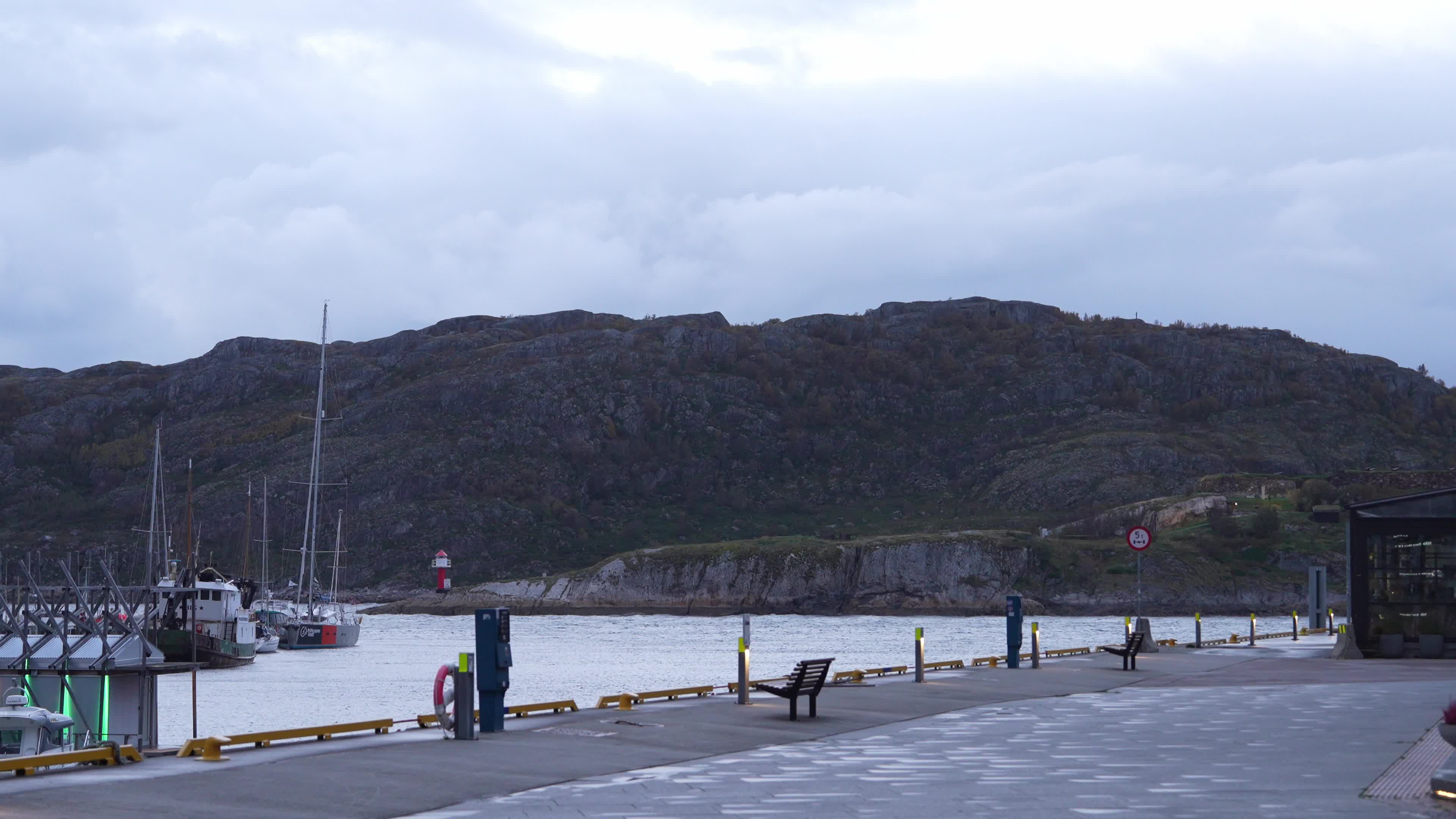 Windy Day In Bodø, Norway, Located North of the Arctic Circle