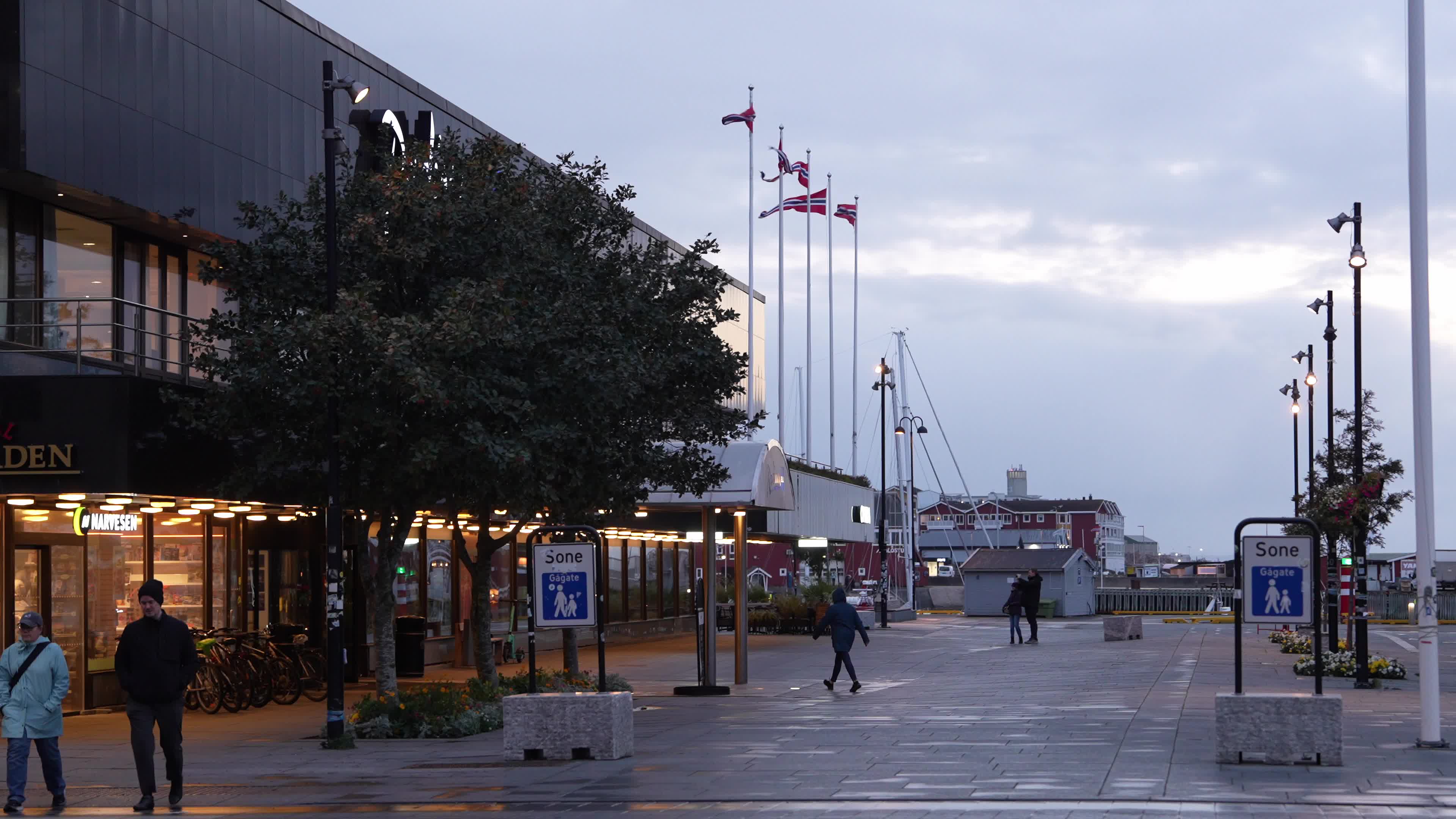 Windy Day In Bodø, Norway, Located North of the Arctic Circle