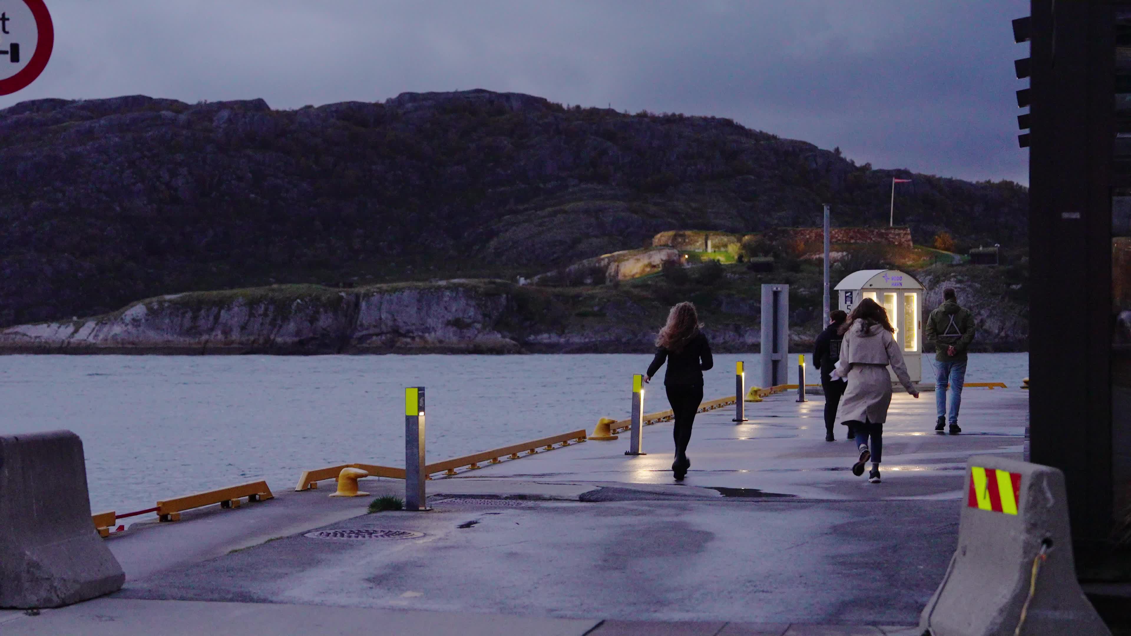 Windy Day In Bodø, Norway, Located North of the Arctic Circle