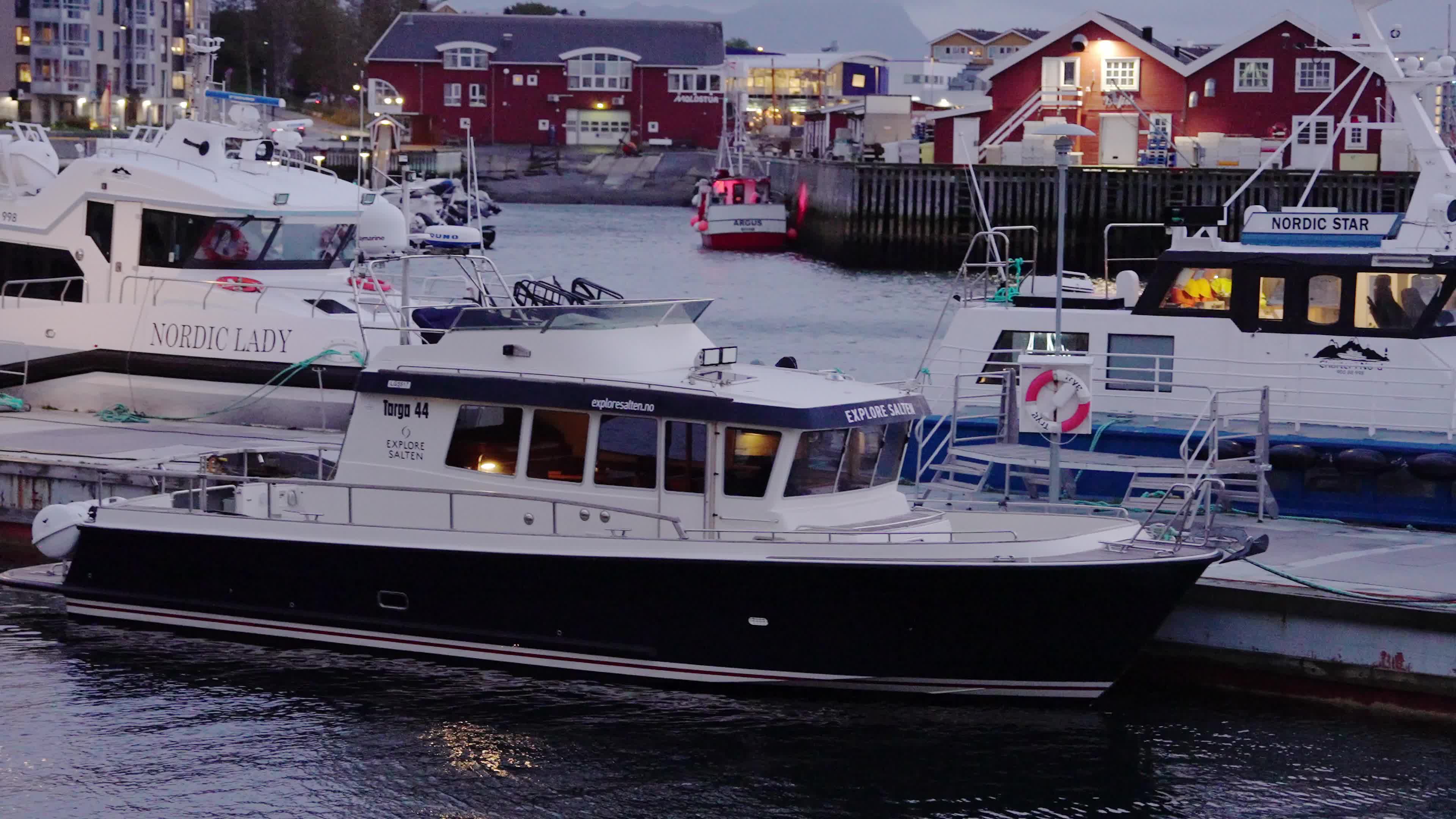 Windy Day In Bodø, Norway, Located North of the Arctic Circle