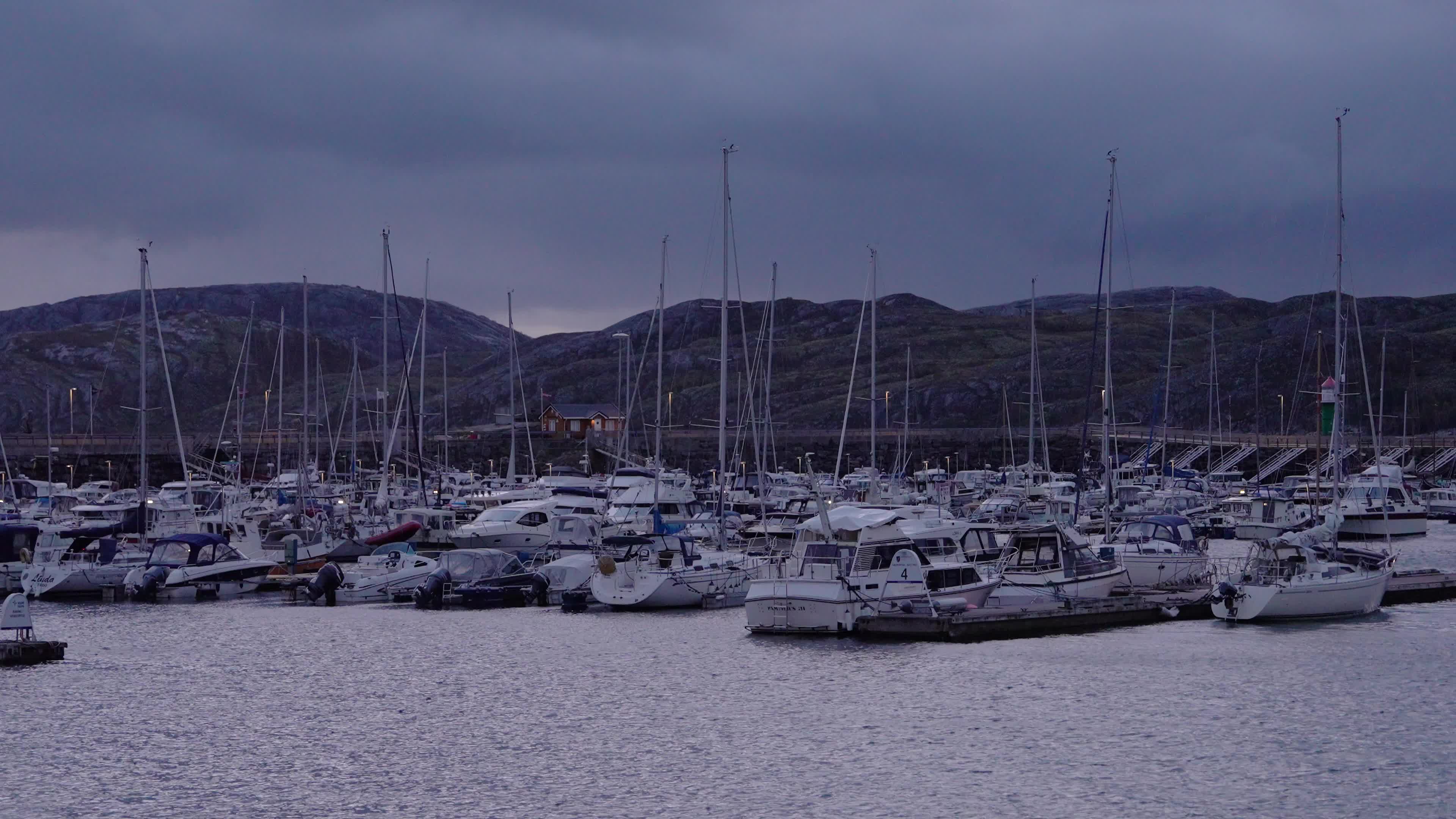 Windy Day In Bodø, Norway, Located North of the Arctic Circle
