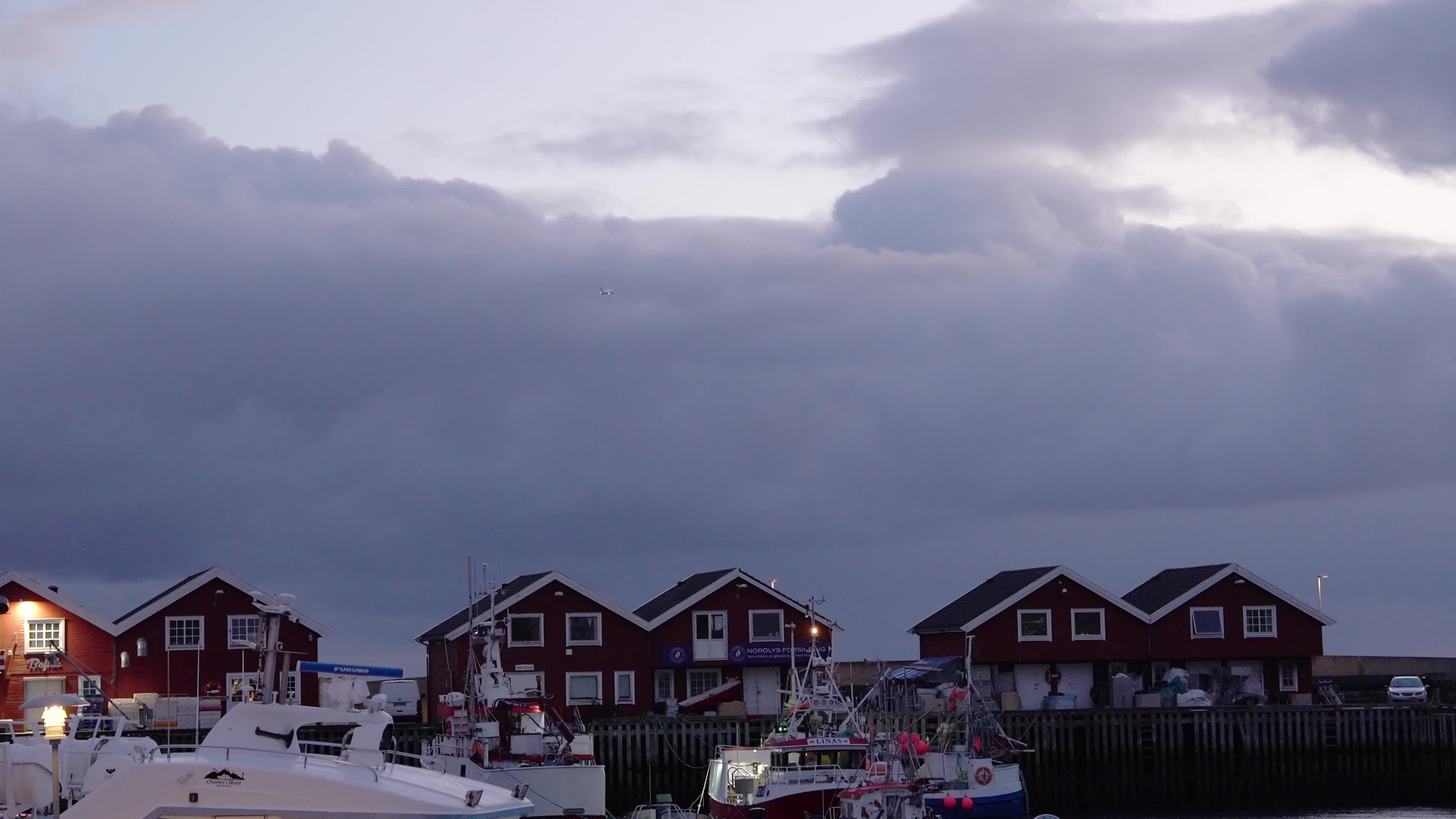 Windy Day In Bodø, Norway, Located North of the Arctic Circle