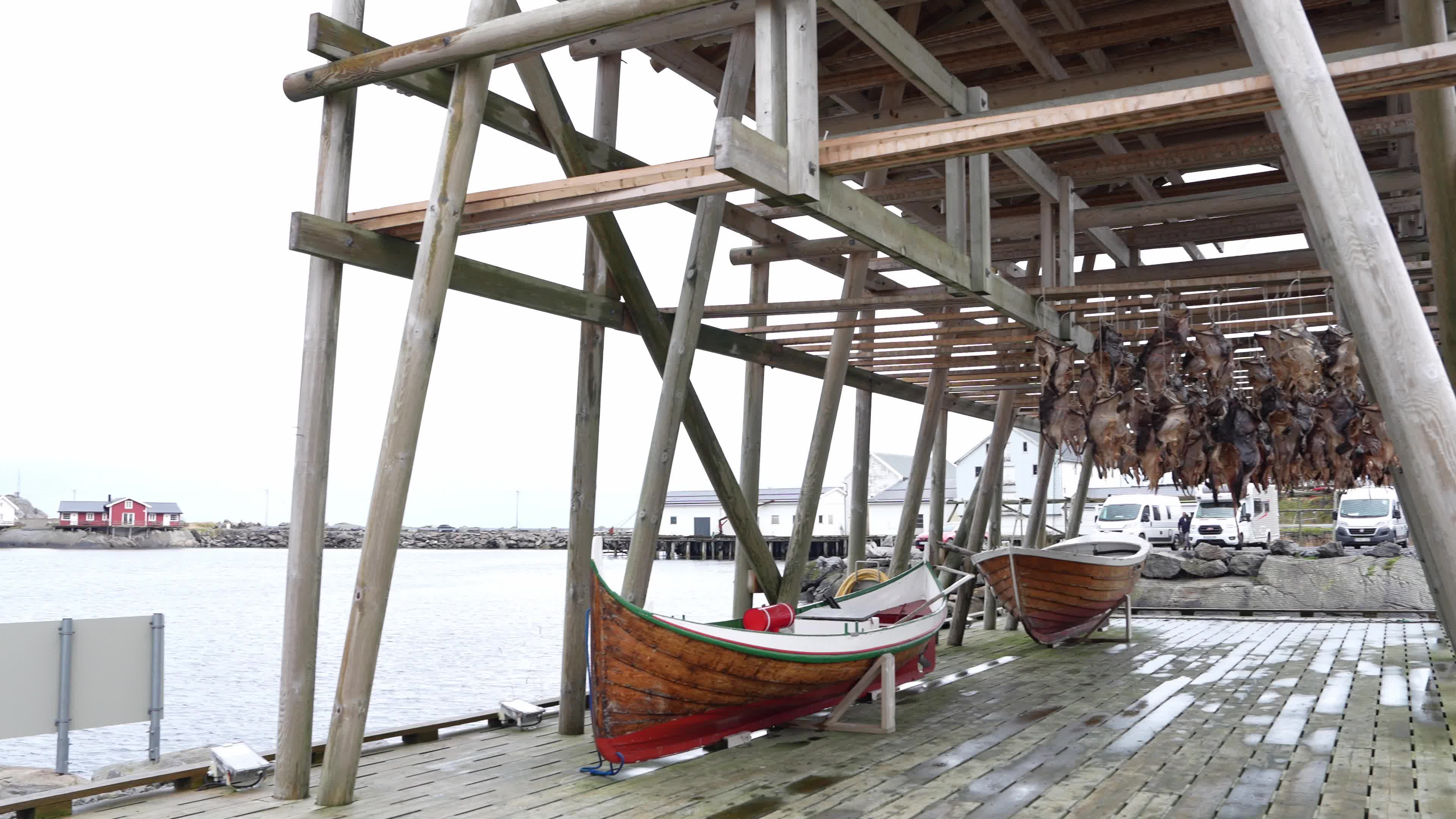 Stockfish Production In The Lofoten Islands