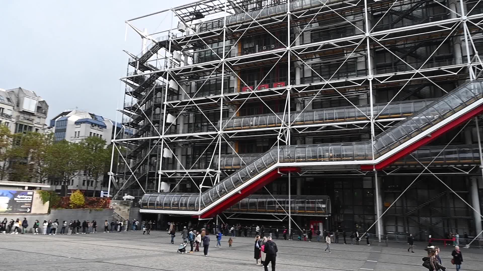 The Georges-Pompidou National Center for Art and Culture in Paris