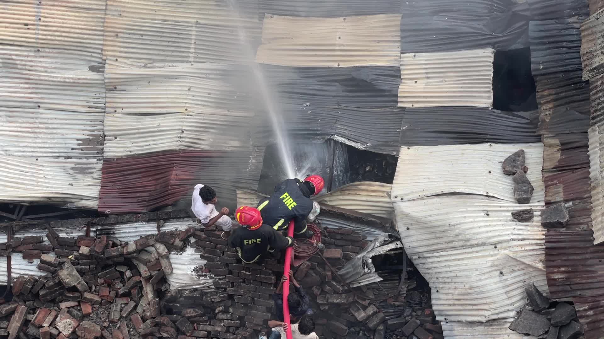 Fire in Dhaka