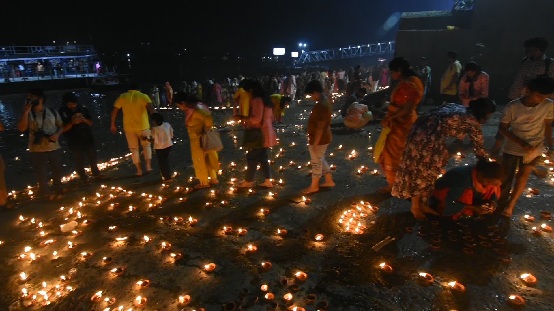 Dev Deepavali celeb ration in Kolkata.