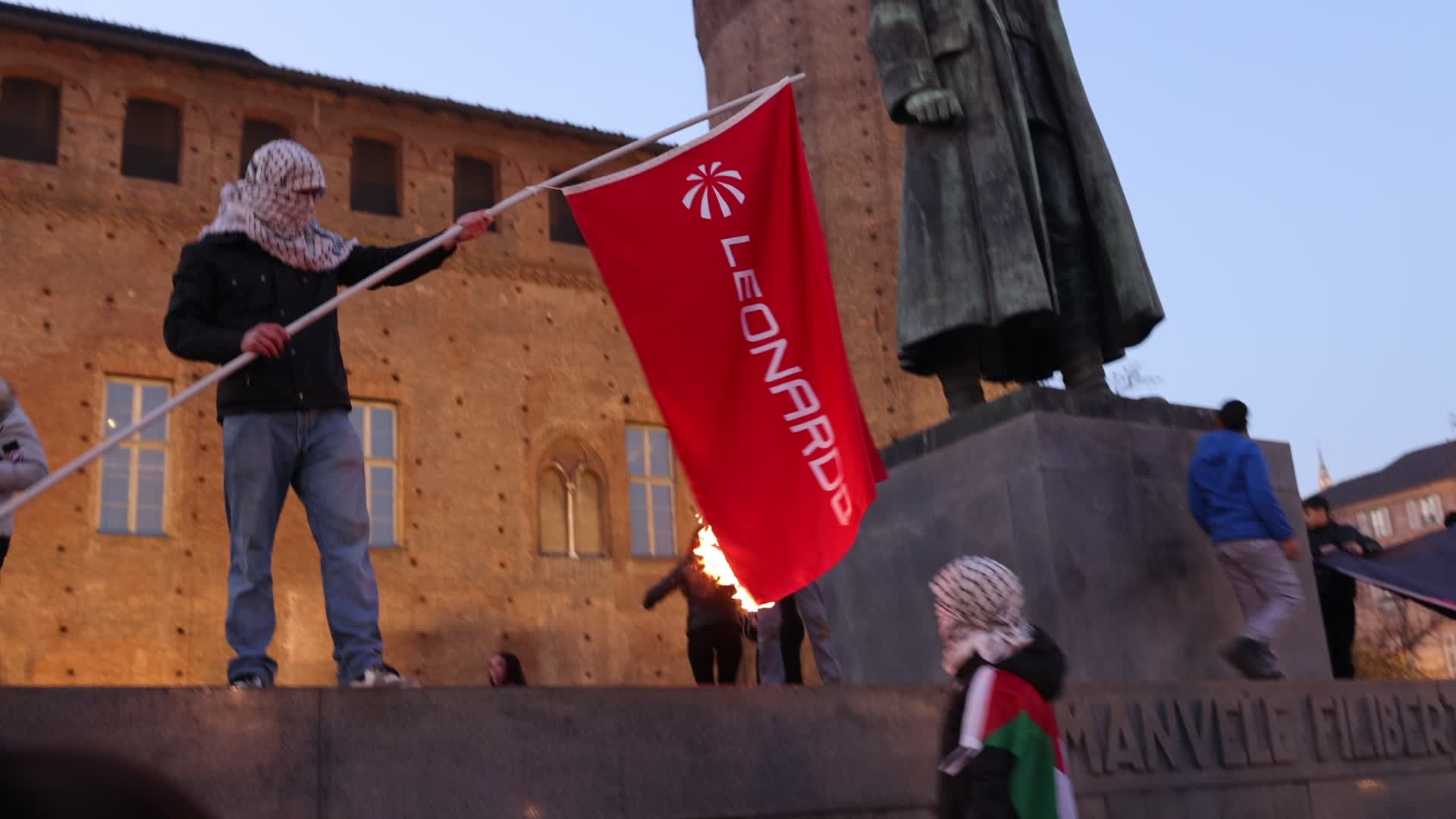 Pro-Palestinian Demonstrations In Turin.