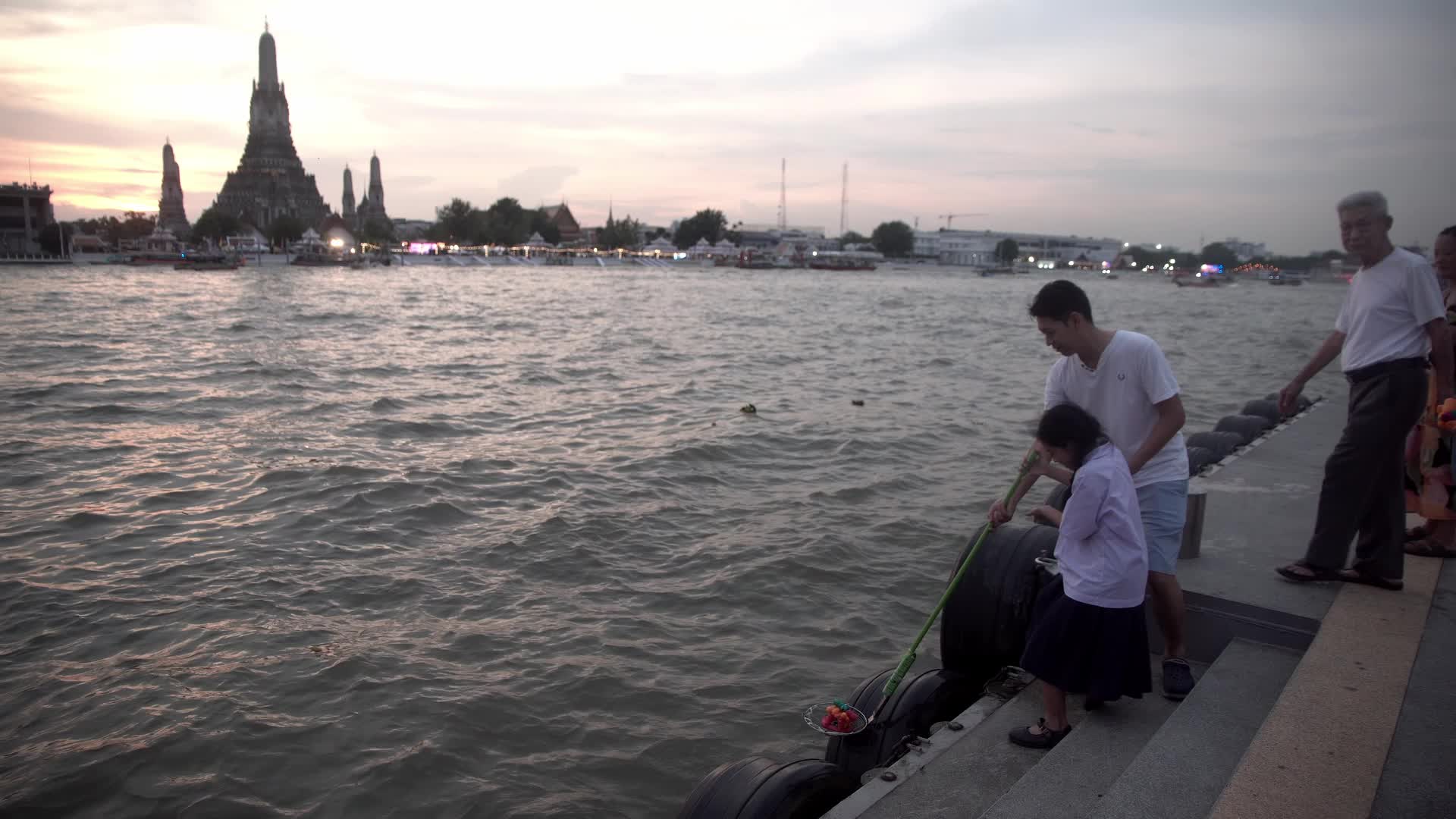 Loy Krathong Festival in Bangkok, Thailand.
