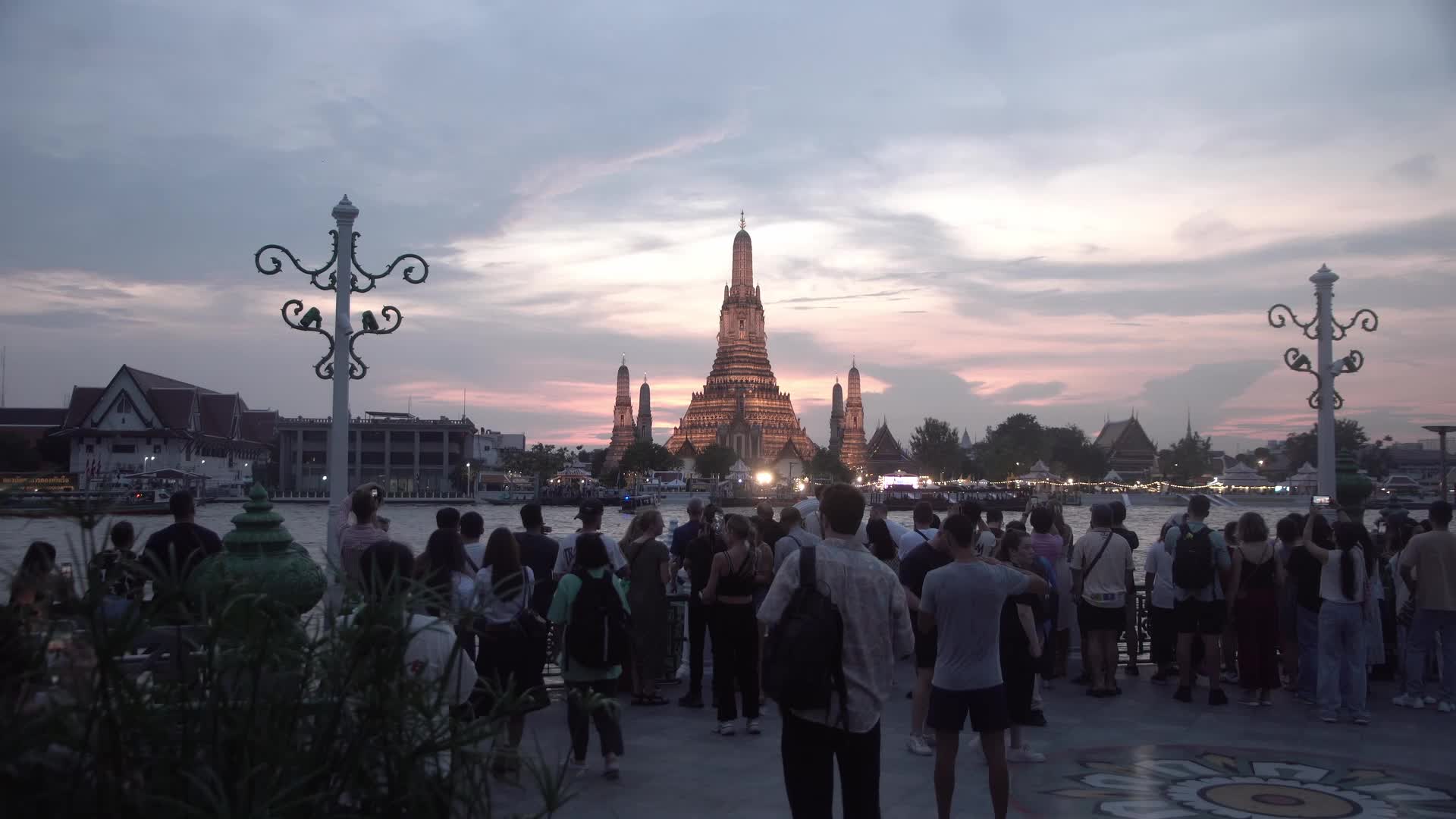Loy Krathong Festival in Bangkok, Thailand.