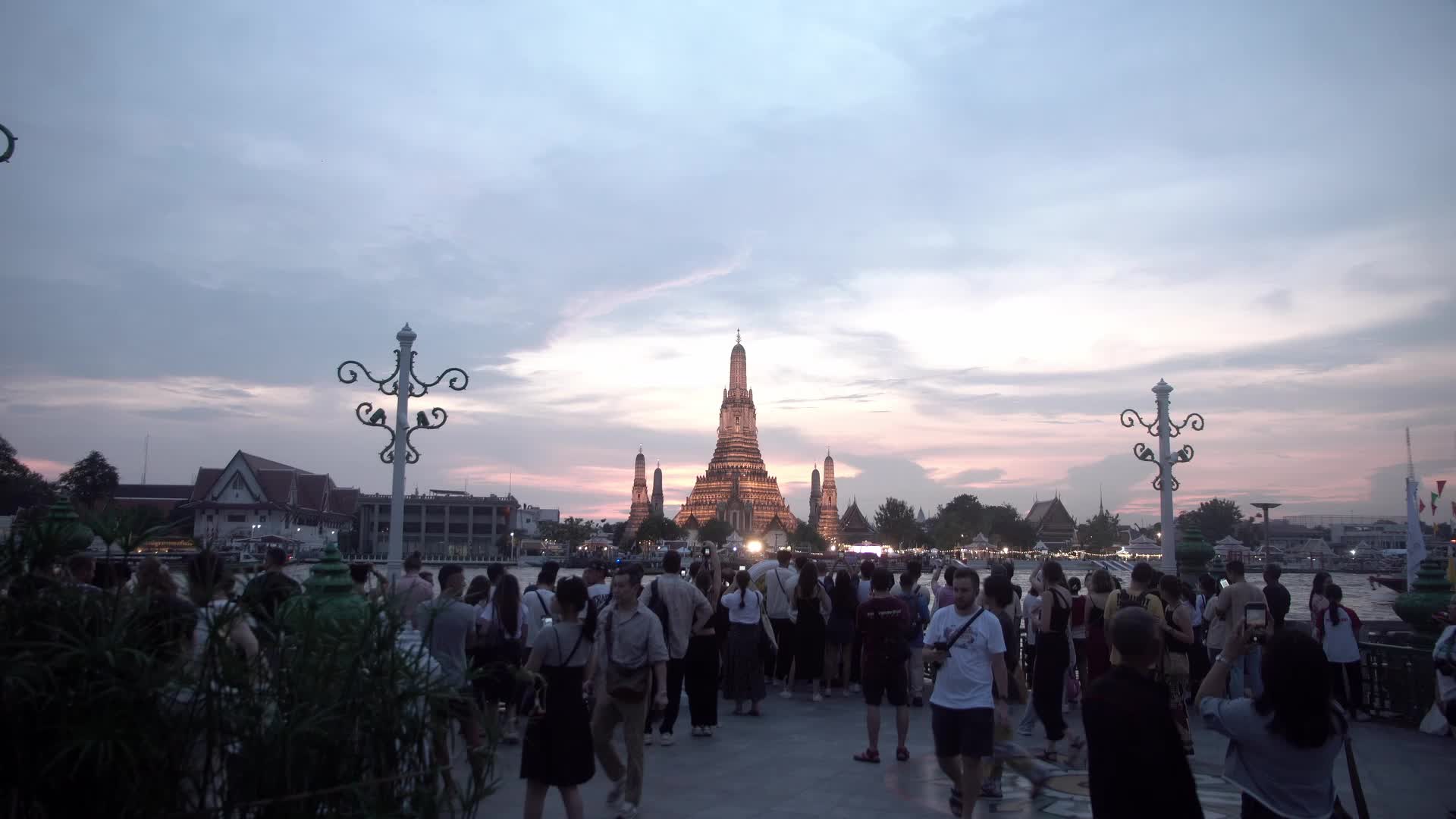 Loy Krathong Festival in Bangkok, Thailand.