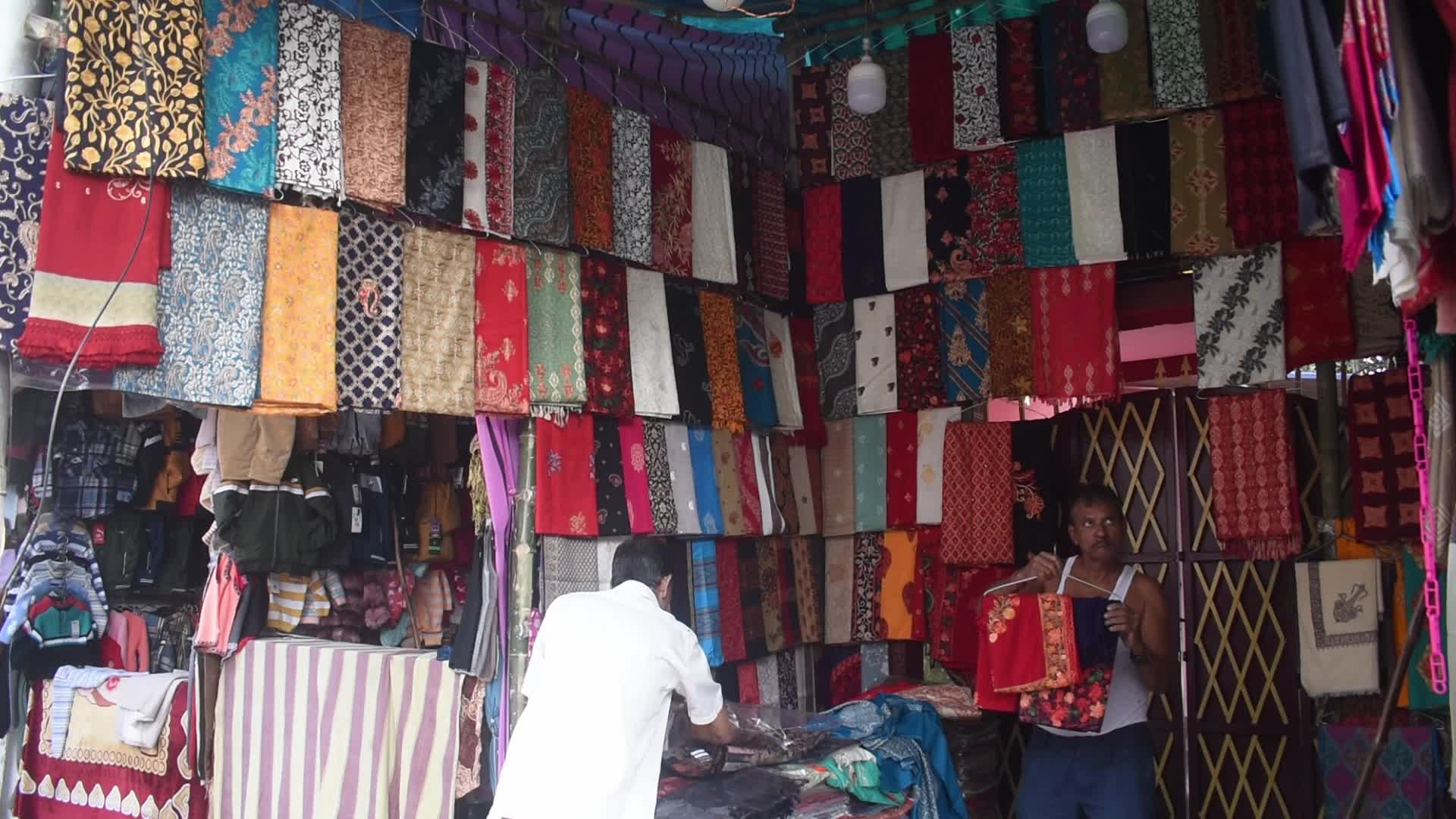 Garments Market In Kolkata, India