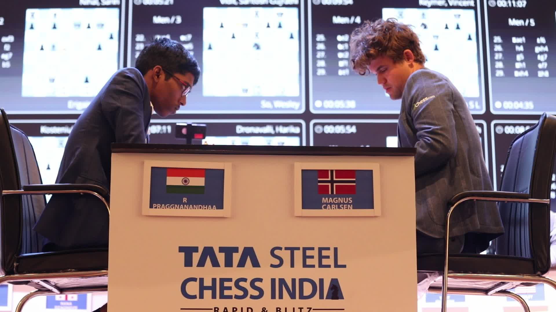 First day of 6th Tata Steel Chess India Rapid & Blitz in Kolkata