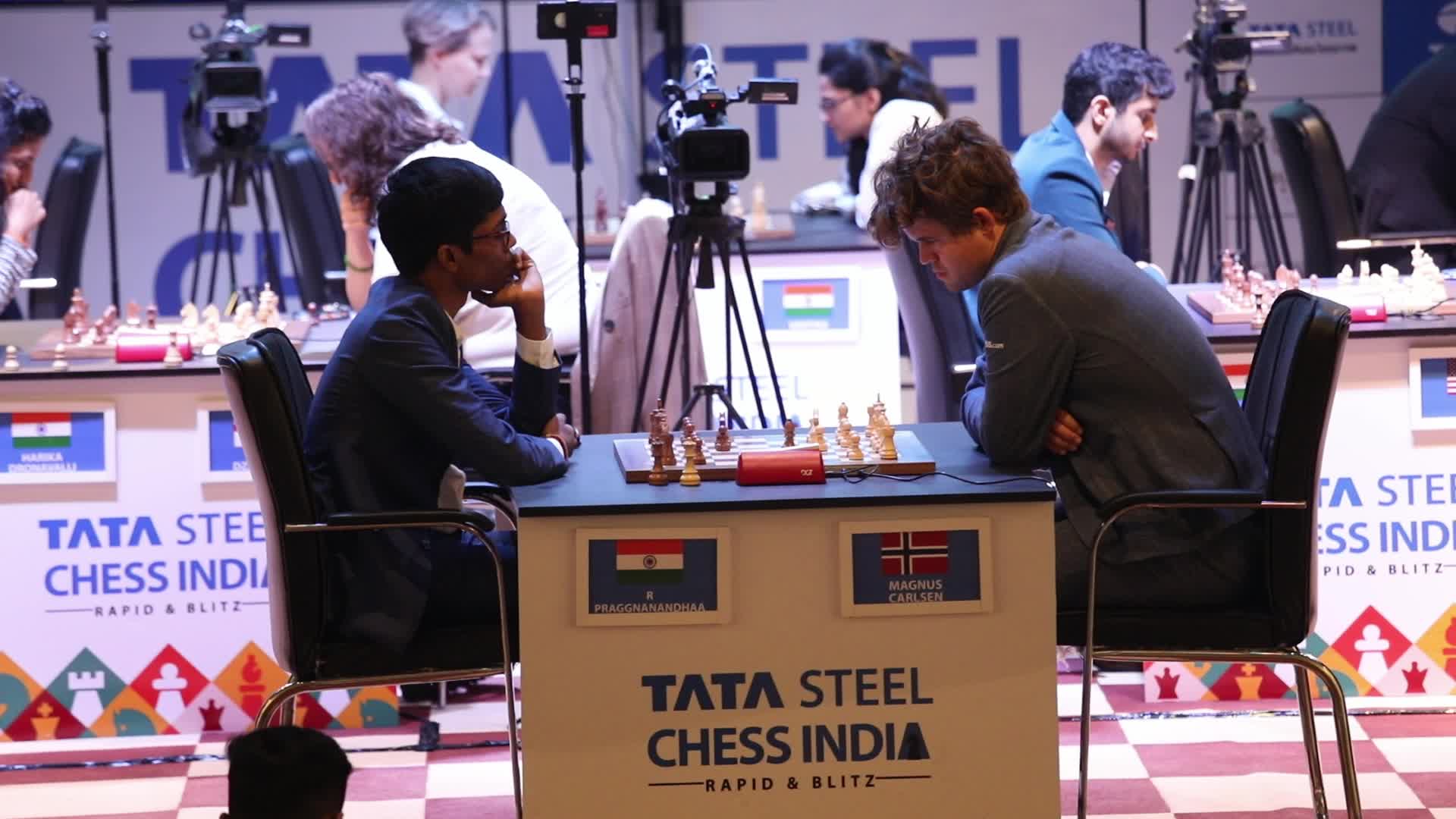 First day of 6th Tata Steel Chess India Rapid & Blitz in Kolkata